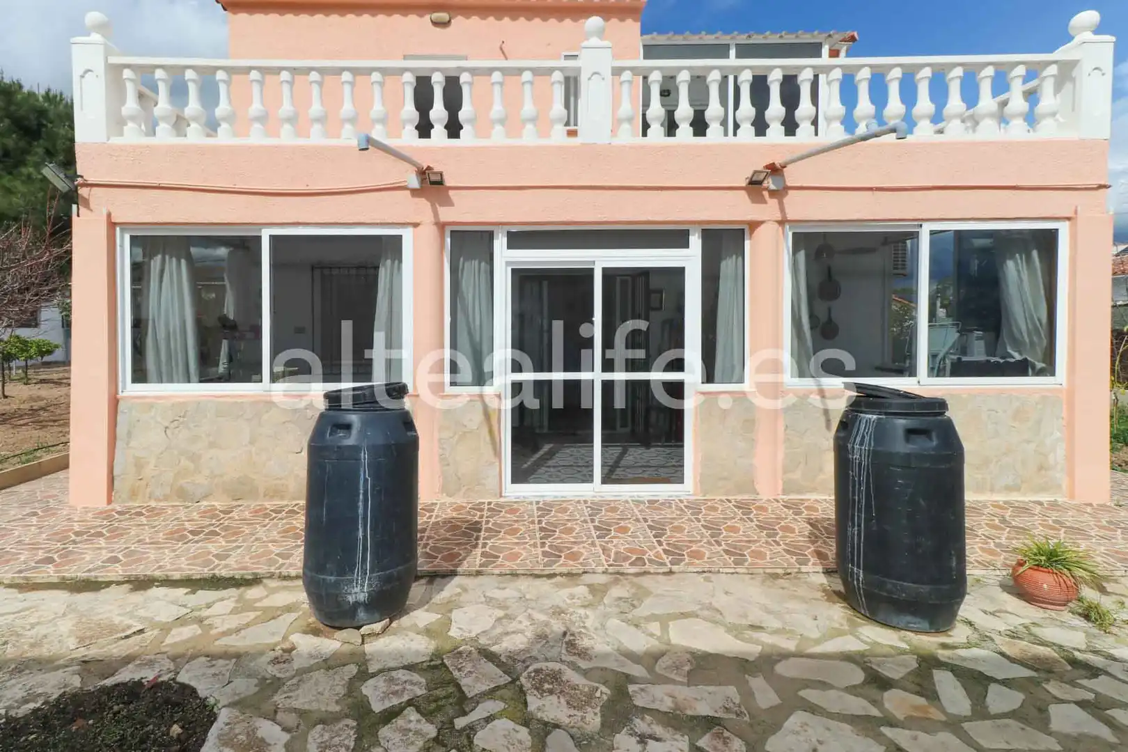 Exterior view of Houses for sale in L'Alfàs del Pi  with Air Conditioner, Private garden and Terrace