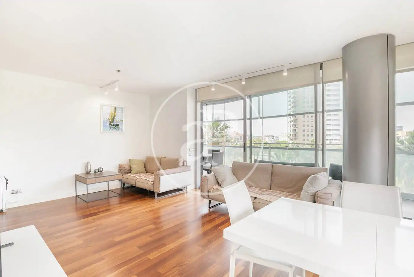 Vista exterior de Piso en venta en Barcelona con Aire acondicionado, Calefacción y Jardín privado