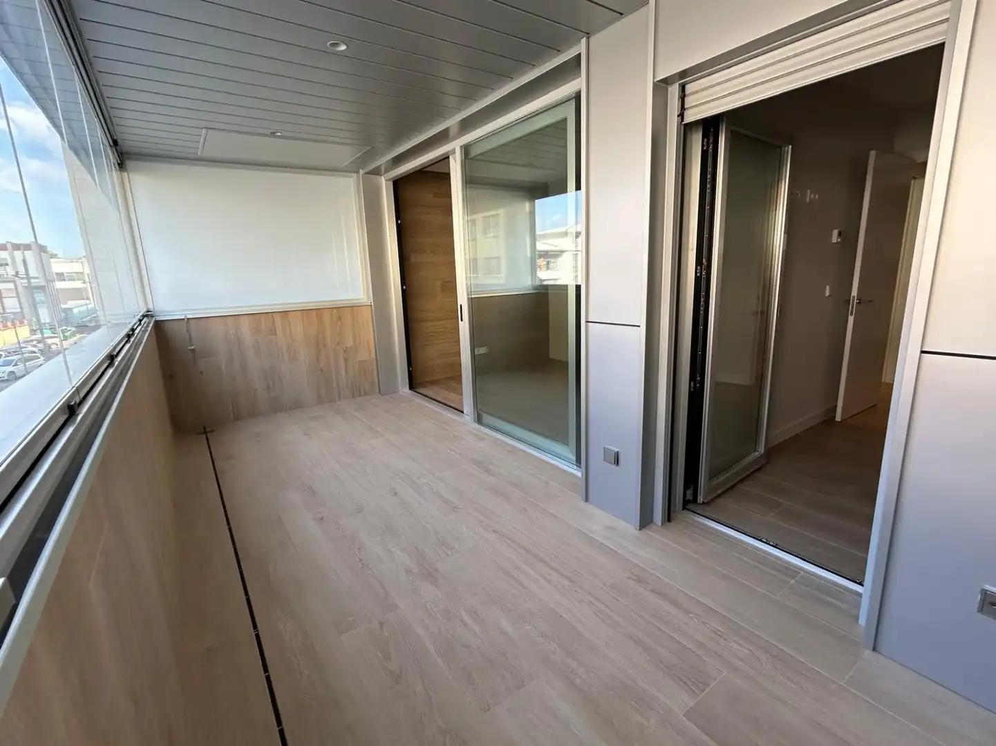 Terrasse von Wohnung zur Miete in  Pamplona / Iruña mit Klimaanlage, Heizung und Terrasse