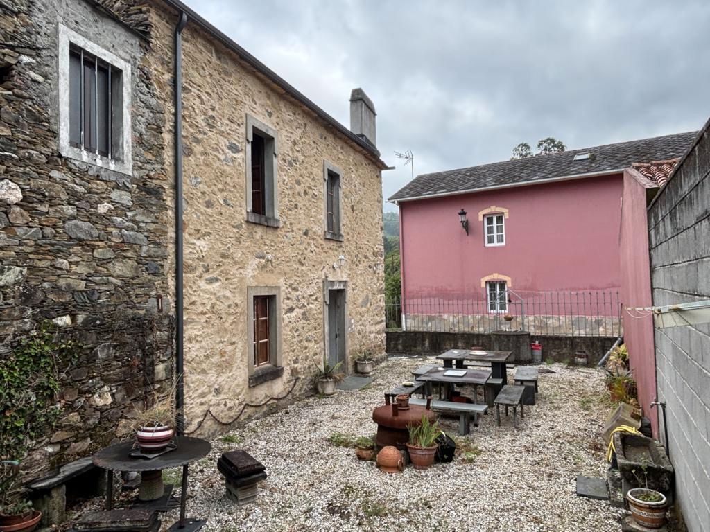 Exterior view of Country house for sale in Ortigueira  with Private garden, Parquet flooring and Terrace