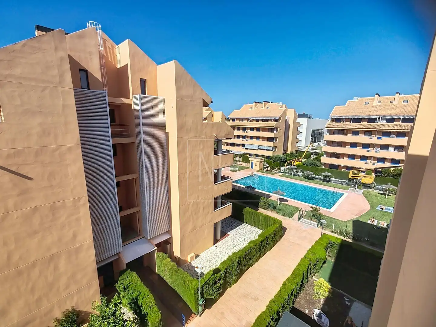 Swimming pool of Attic for sale in Dénia  with Air Conditioner, Heating and Private garden