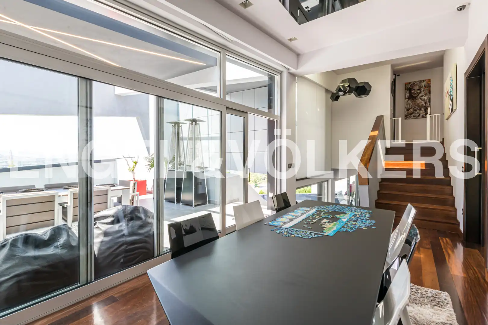 Sala de estar de Casa o chalet en venta en Gijón  con Calefacción, Parquet y Trastero