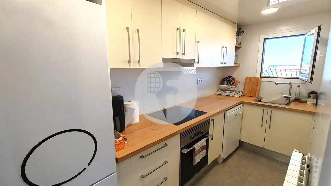 Cocina de Ático en venta en Terrassa con Aire acondicionado, Calefacción y Terraza