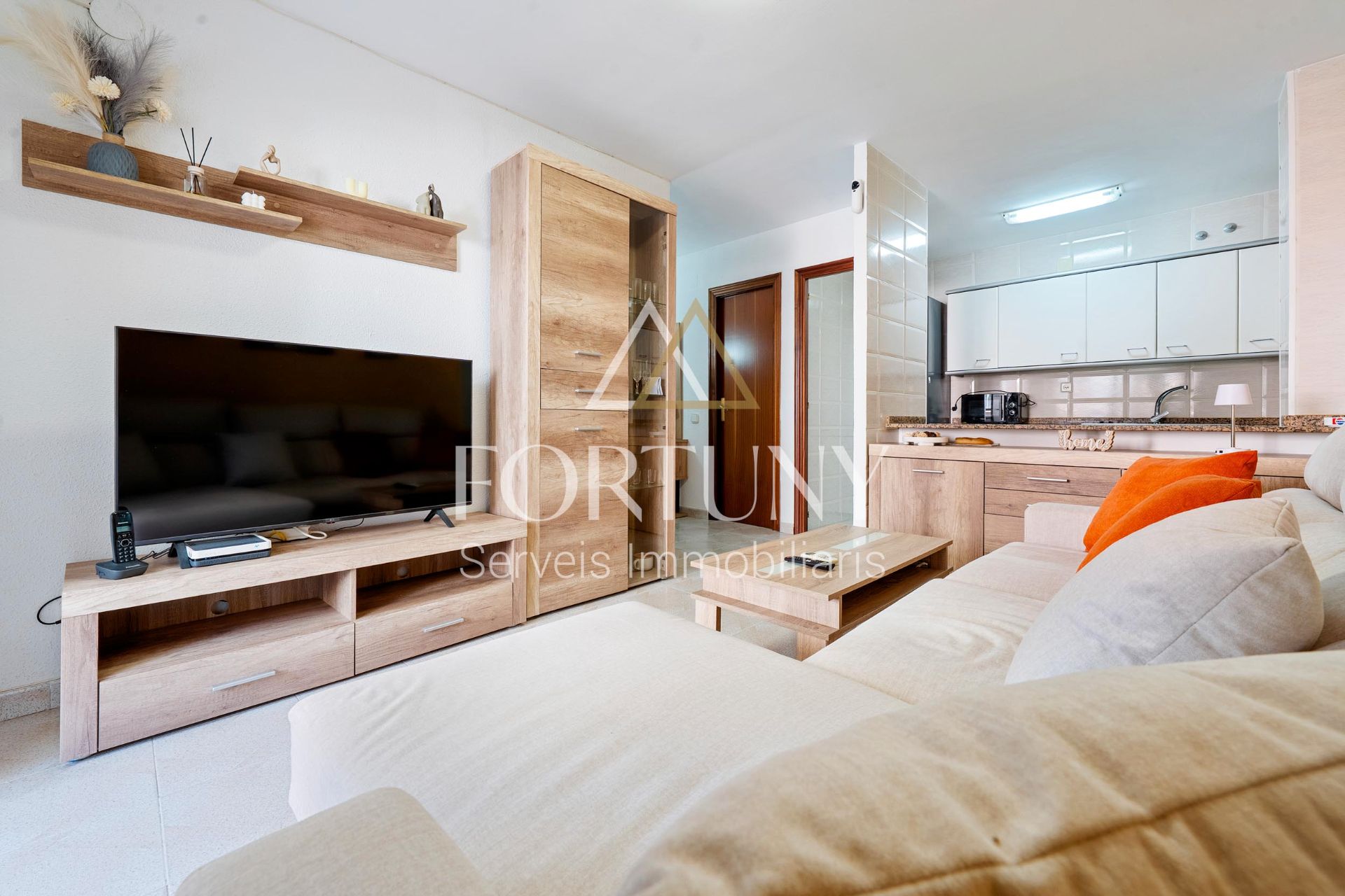 Living room of Flat for sale in Vila-seca  with Air Conditioner and Balcony