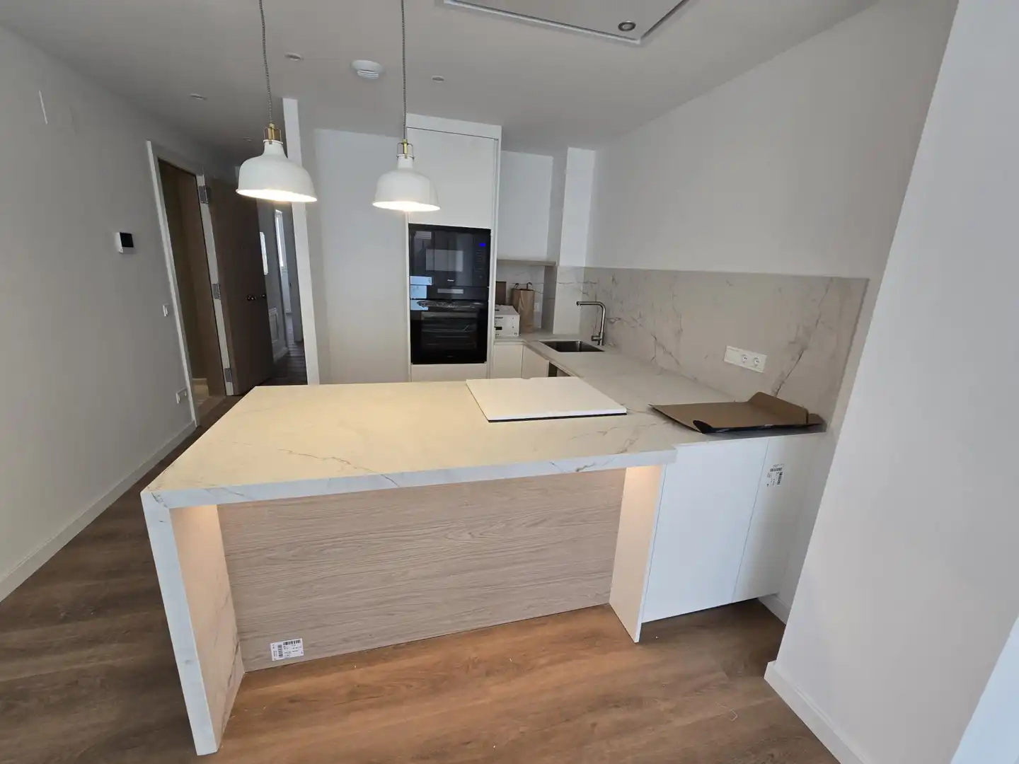 Kitchen of Flat for rent in Calella  with Air Conditioner, Heating and Oven