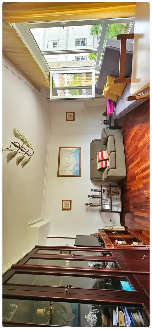 Sala de estar de Piso en venta en Ames con Calefacción, Amueblado y Horno