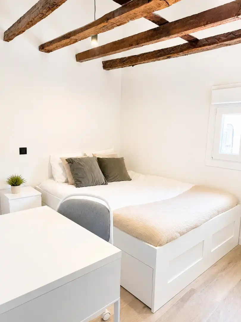 Habitación de Estudio de alquiler en Madrid con Calefacción, Parquet y Amueblado