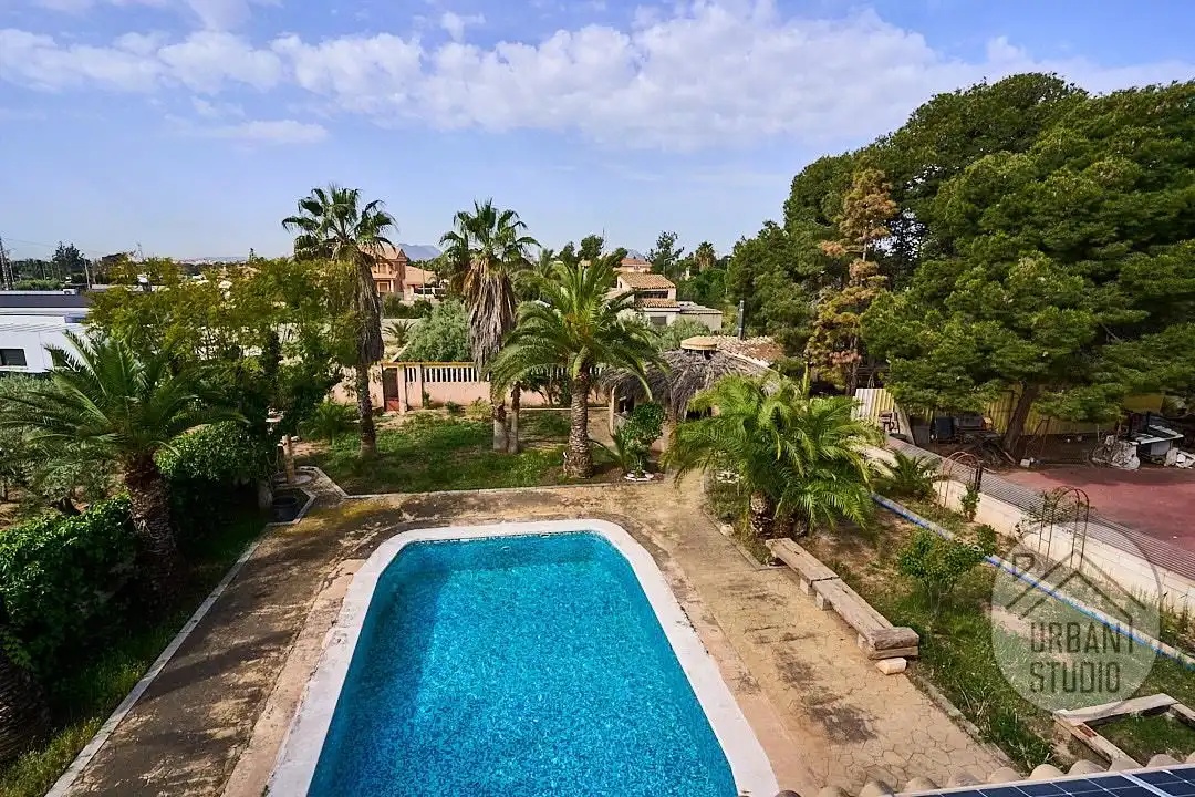 Swimming pool of Houses for sale in San Vicente del Raspeig / Sant Vicent del Raspeig  with Heating, Private garden and Terrace