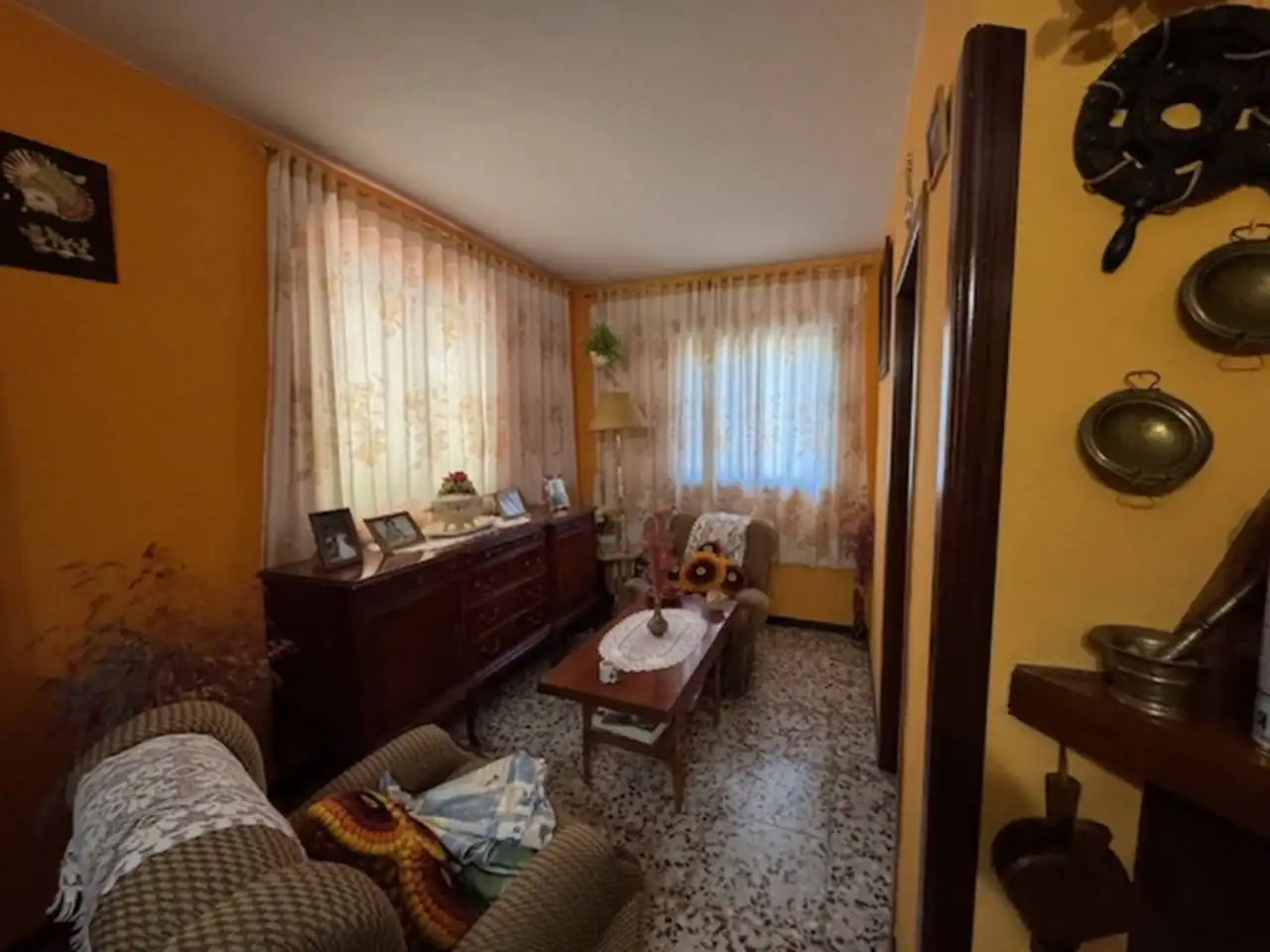 Sala de estar de Casa o chalet en venta en Villavieja del Lozoya con Calefacción, Terraza y Piscina