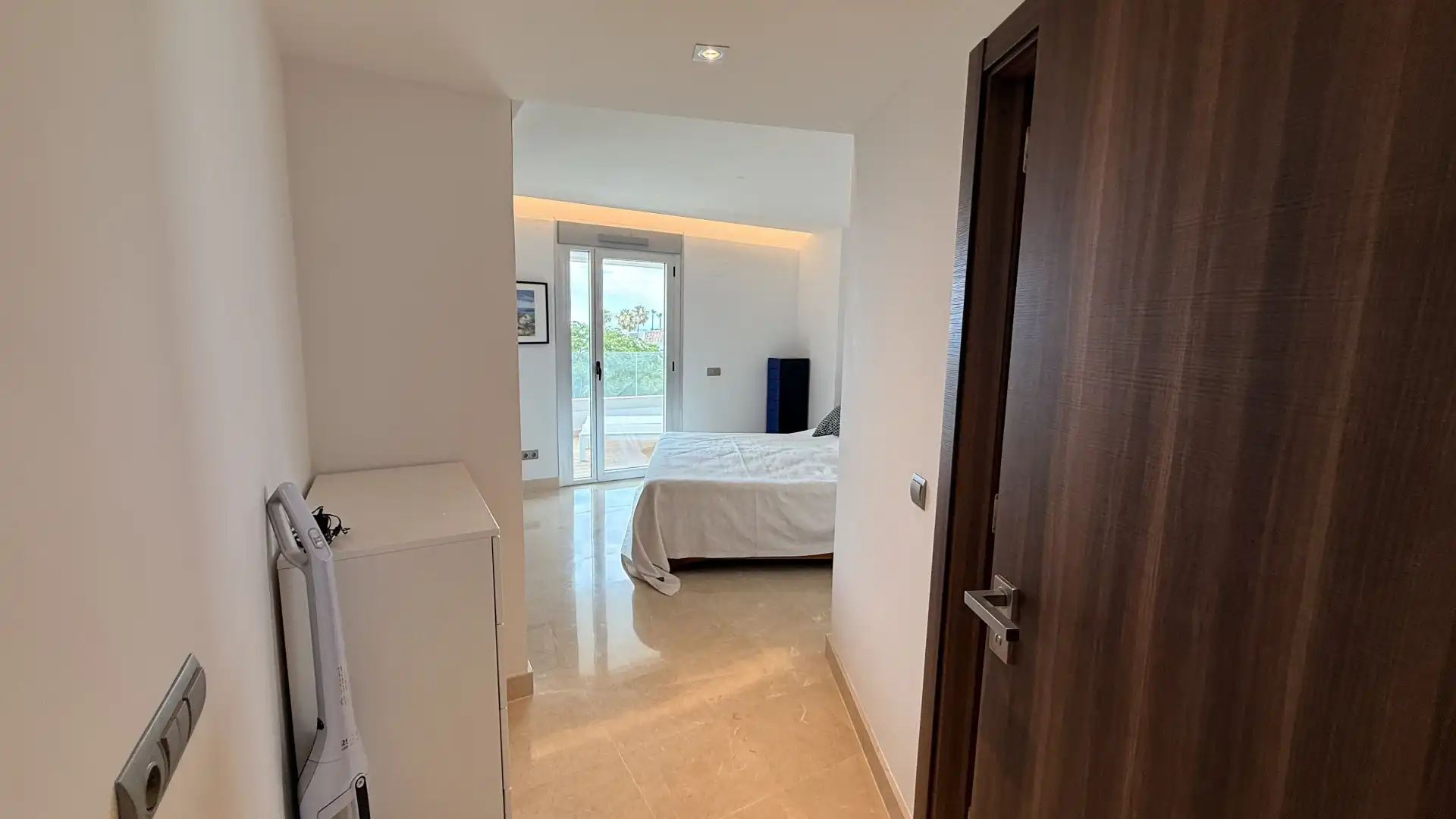 Dormitori de Apartament de lloguer en Marbella amb Aire condicionat, Calefacció i Terrassa