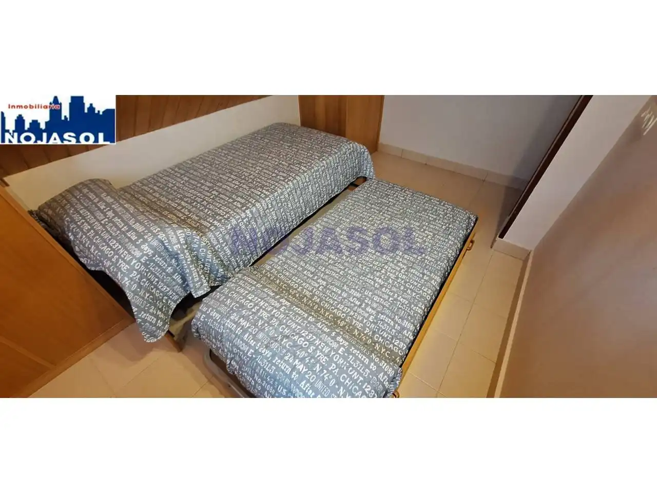 Schlafzimmer von Maisonette zur Miete in Noja mit Heizung, Terrasse und Möbliert
