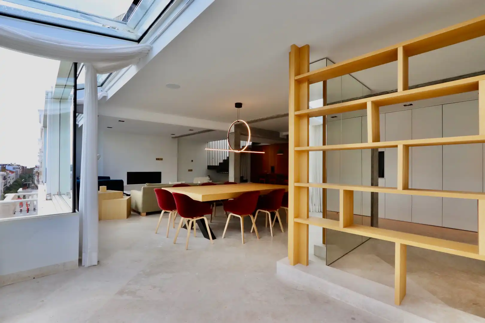 Dining room of Attic for sale in Madrid  with Air Conditioner, Heating and Parquet flooring