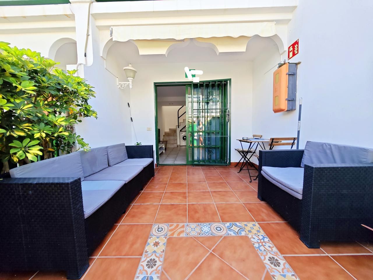 Garden of Flat to rent in San Bartolomé de Tirajana  with Air Conditioner, Private garden and Terrace