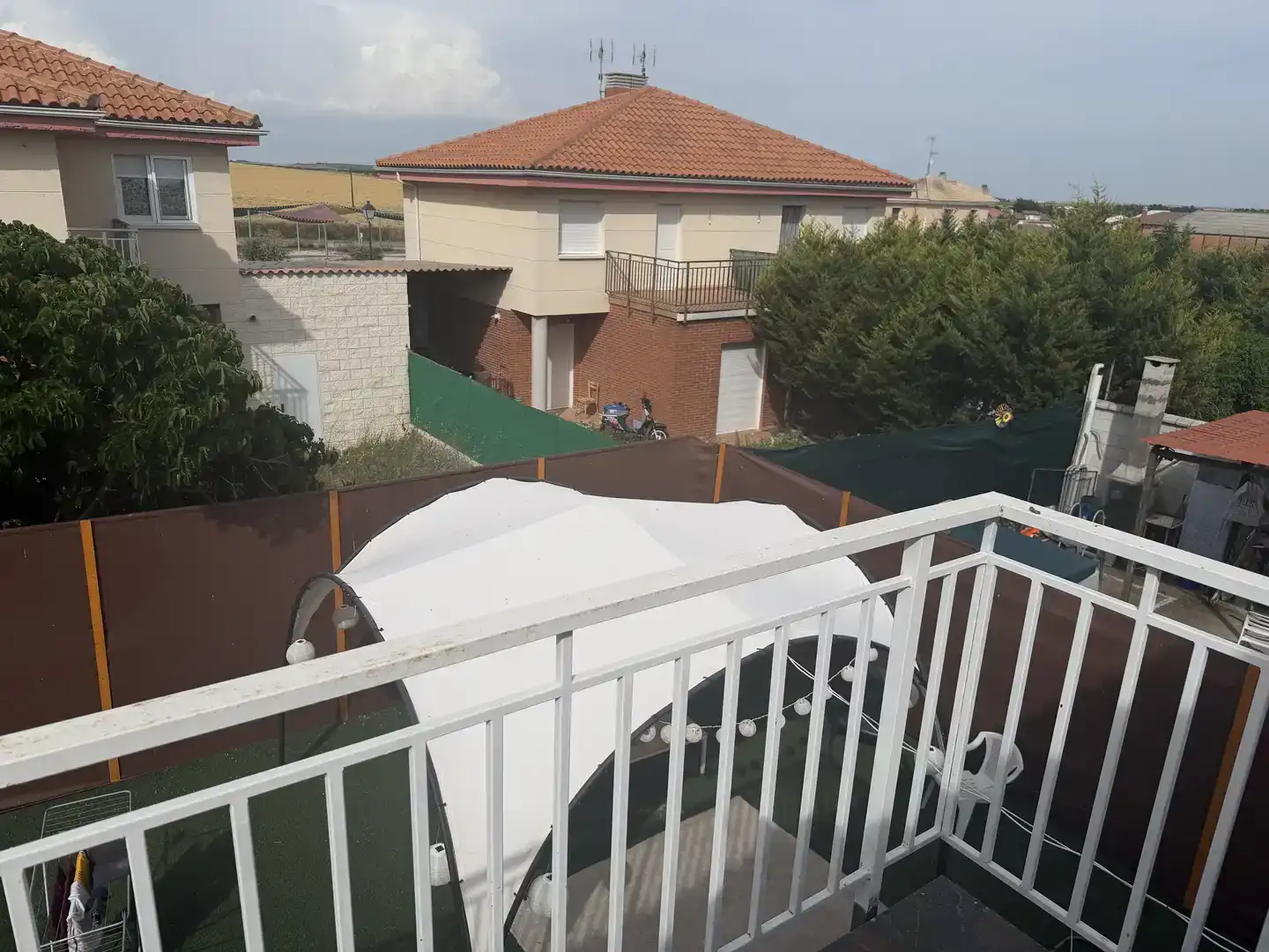 Terraza de Casa o chalet en venta en Villaverde de Medina con Jardín privado, Trastero y Balcón