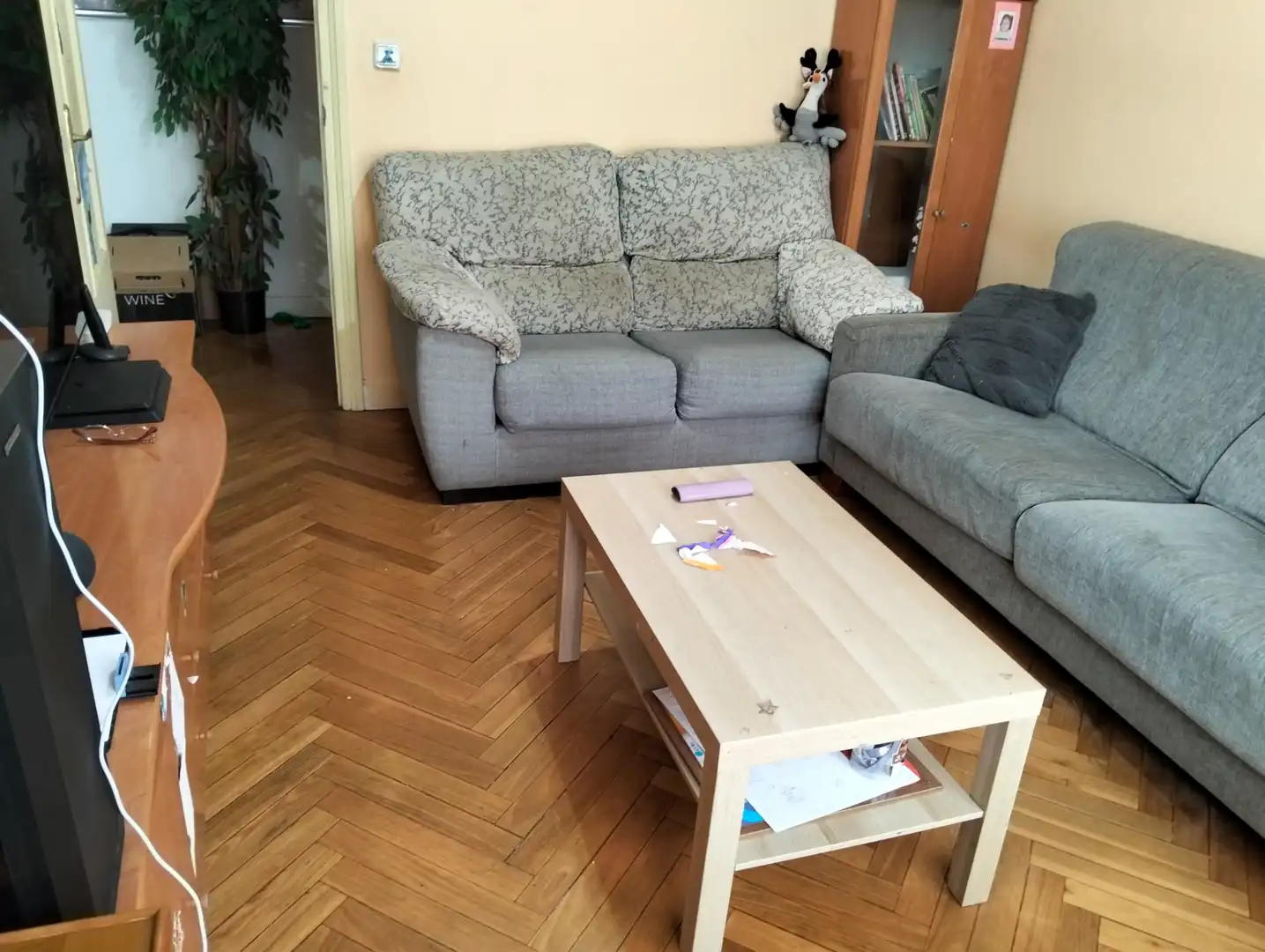 Sala d'estar de Pis en venda en Portugalete amb Terrassa, Moblat i Forn