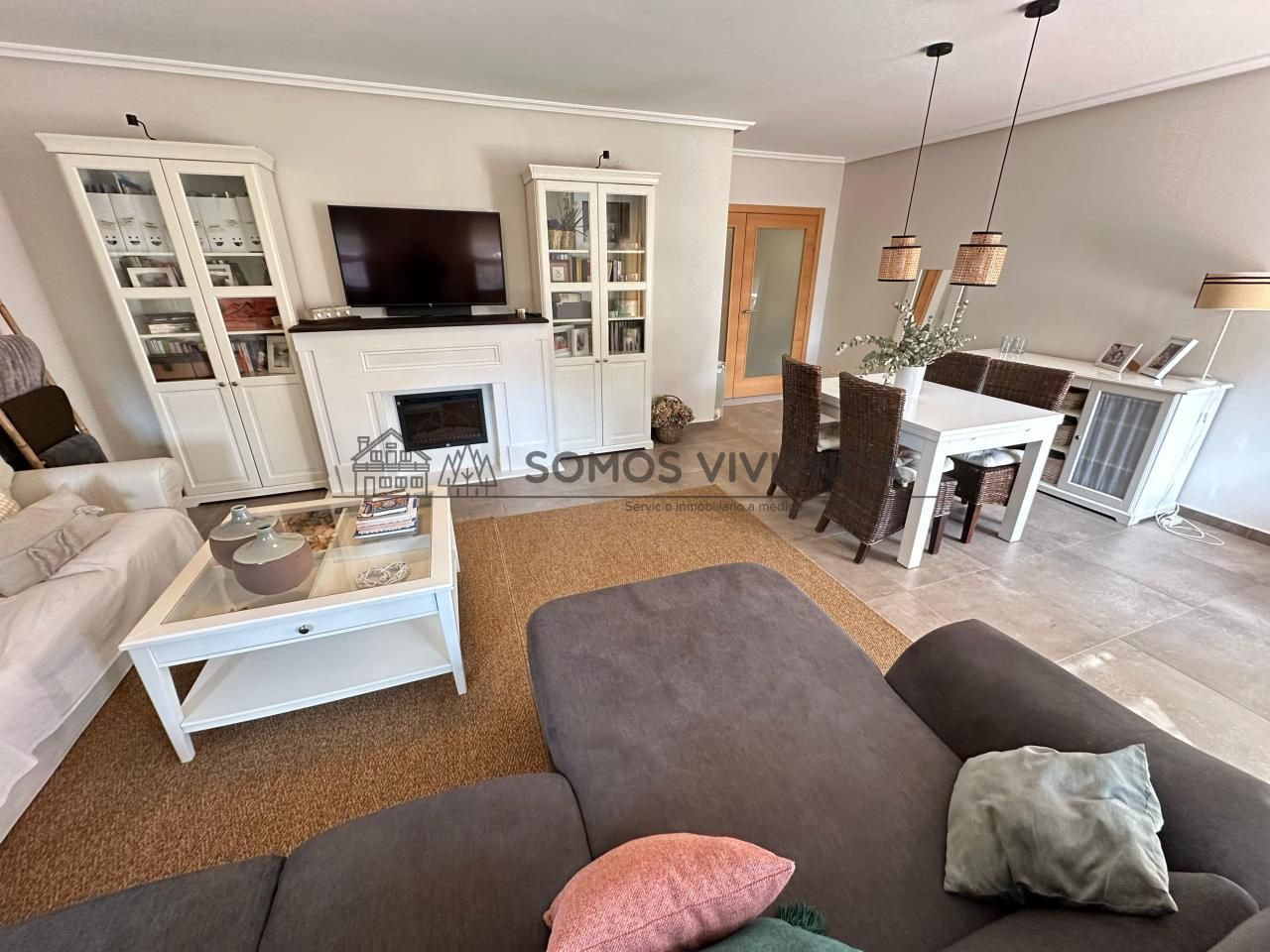 Living room of Single-family semi-detached for sale in Coles  with Heating, Private garden and Terrace