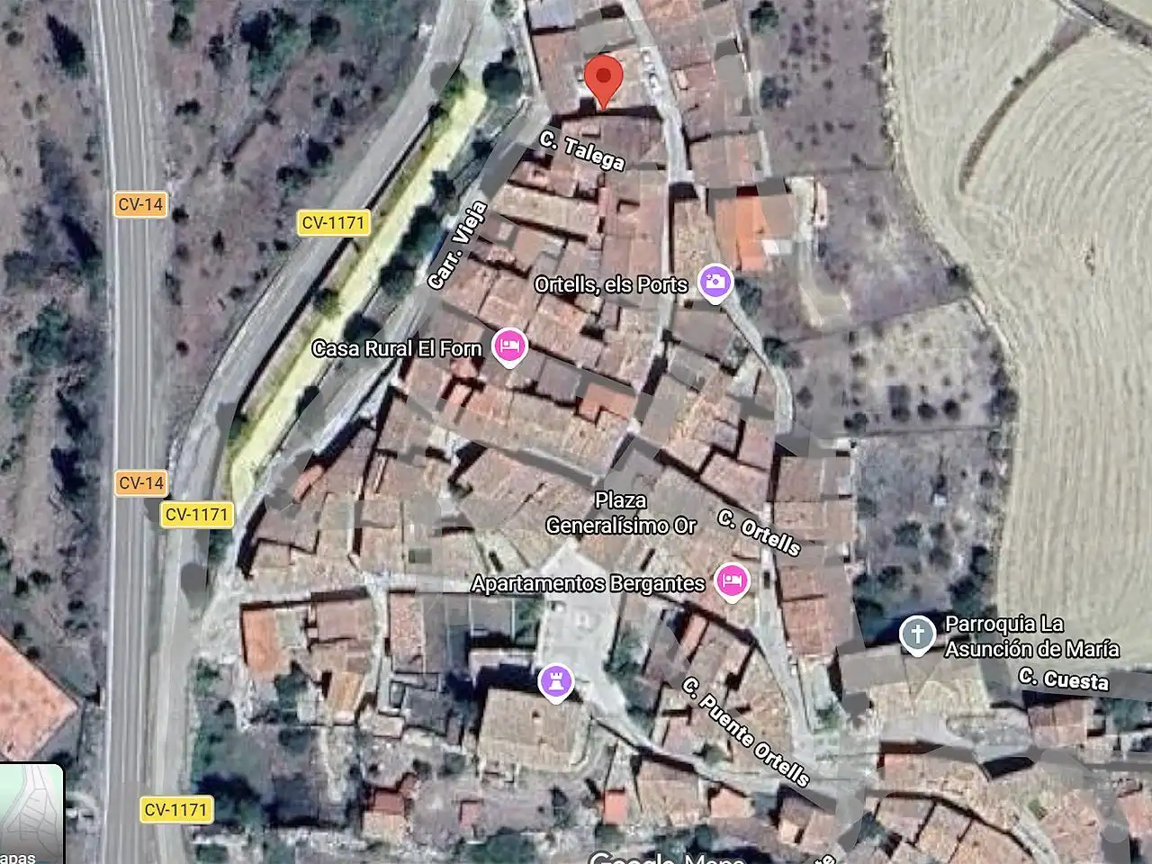 Vista exterior de Casa o chalet en venta en Morella con Calefacción, Terraza y Balcón