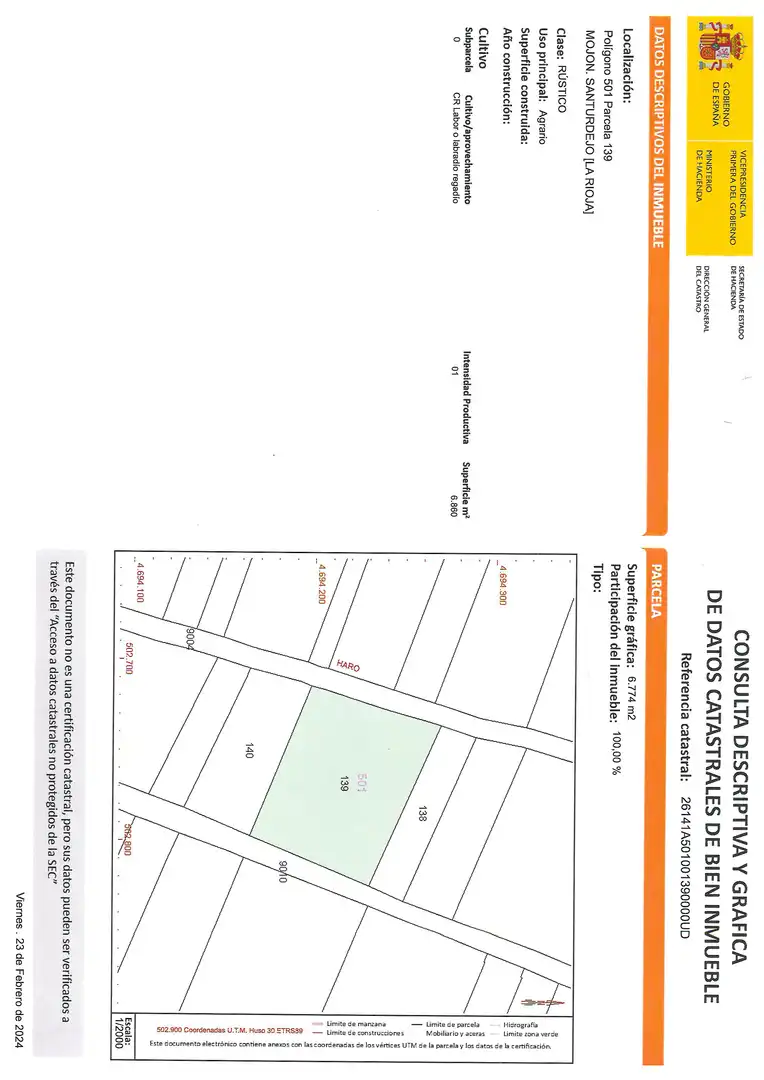 Lands and plots for sale in Santurdejo, imagen 7
