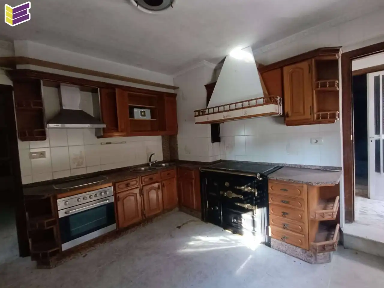 Cocina de Casa o chalet en venta en A Lama   con Calefacción, Jardín privado y Terraza