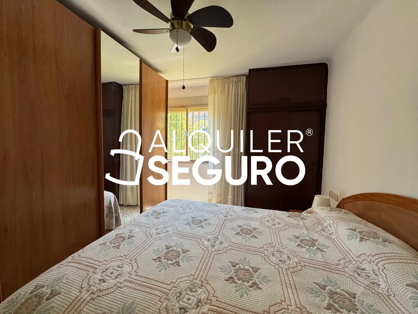 Bedroom of Flat for rent in Málaga  with Furnished