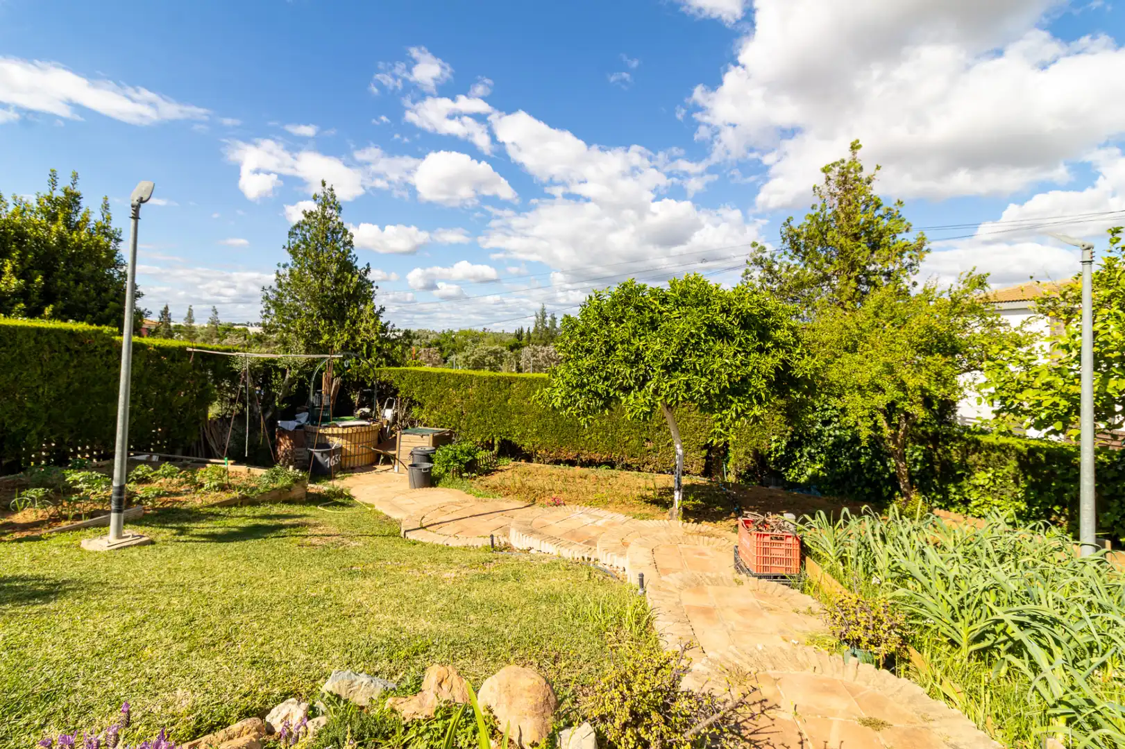 Jardín de Casa o chalet en venta en Bollullos de la Mitación con Aire acondicionado, Calefacción y Jardín privado