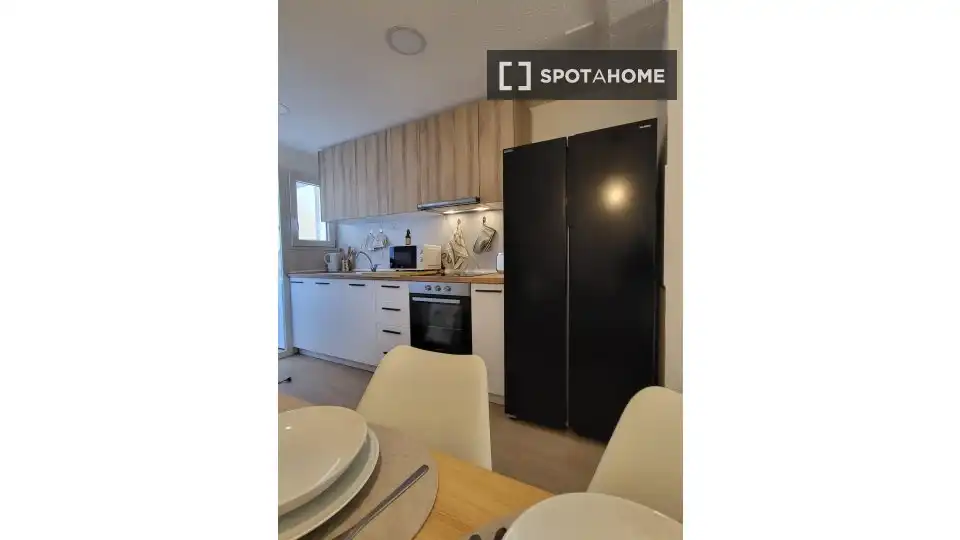 Kitchen of Flat for share in Alicante / Alacant  with Air Conditioner, Heating and Furnished