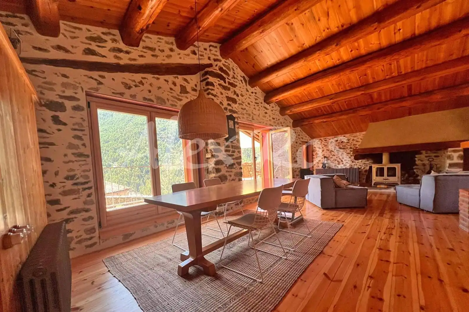 Sala de estar de Casa o chalet en venta en Arsèguel con Jardín privado y Terraza