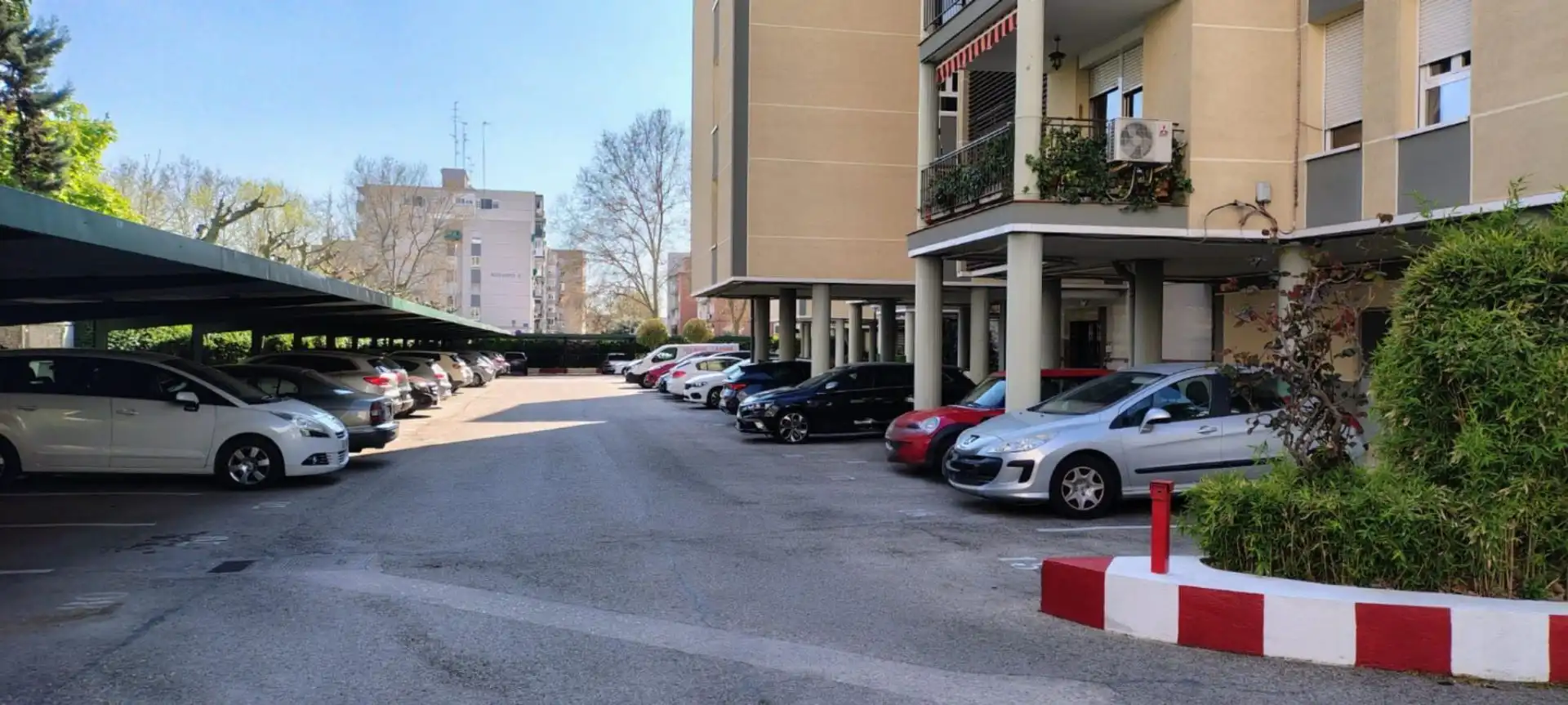 Parking of Flat for sale in Móstoles  with Heating, Terrace and Storage room