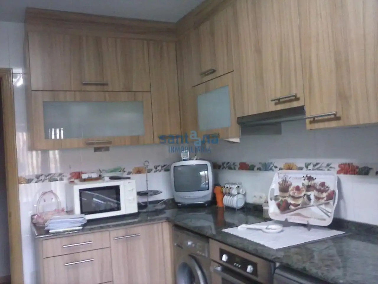 Cocina de Apartamento en venta en Valderas con Calefacción, Parquet y Terraza