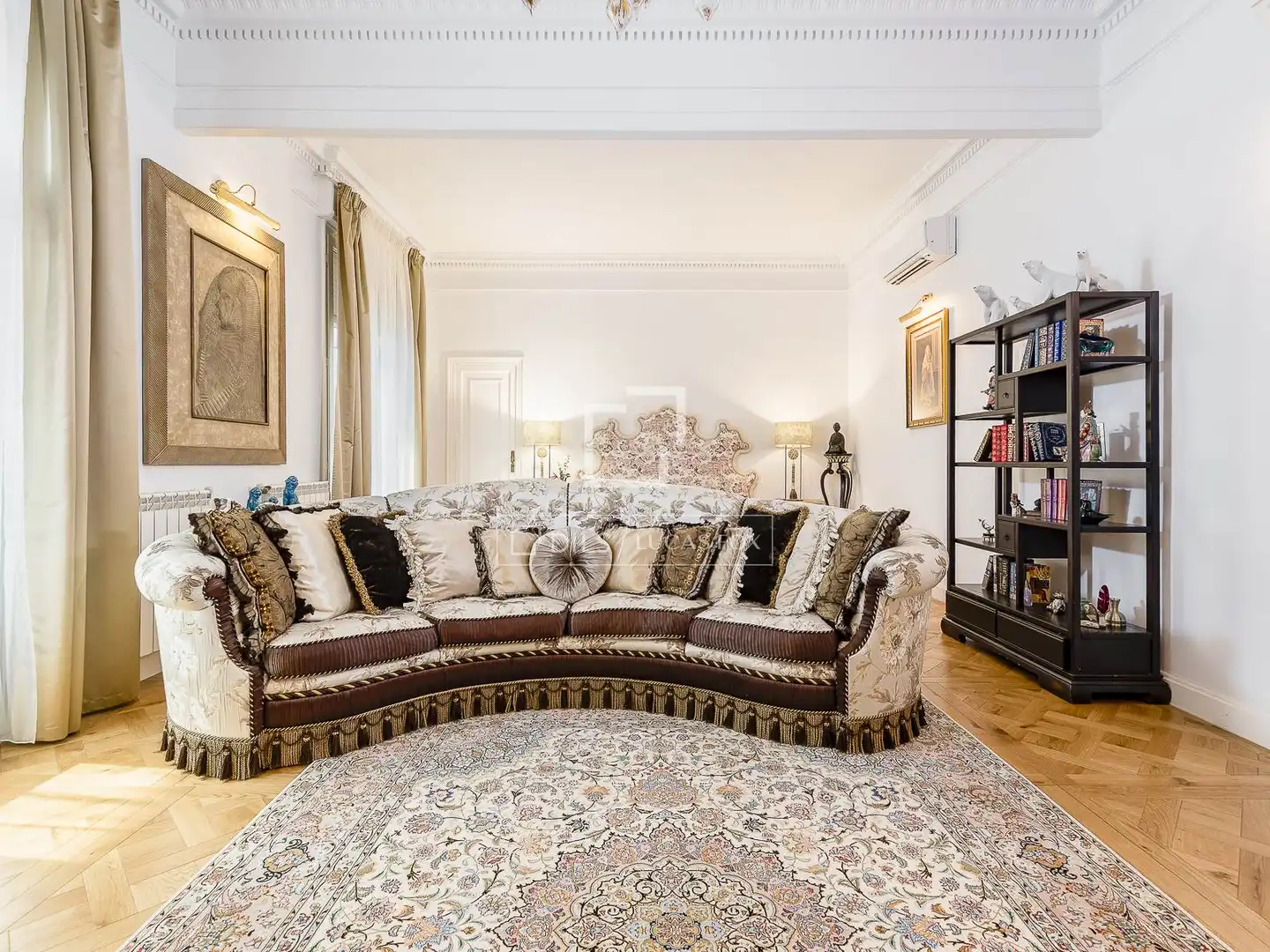 Sala de estar de Piso en venta en Barcelona con Aire acondicionado, Calefacción y Parquet