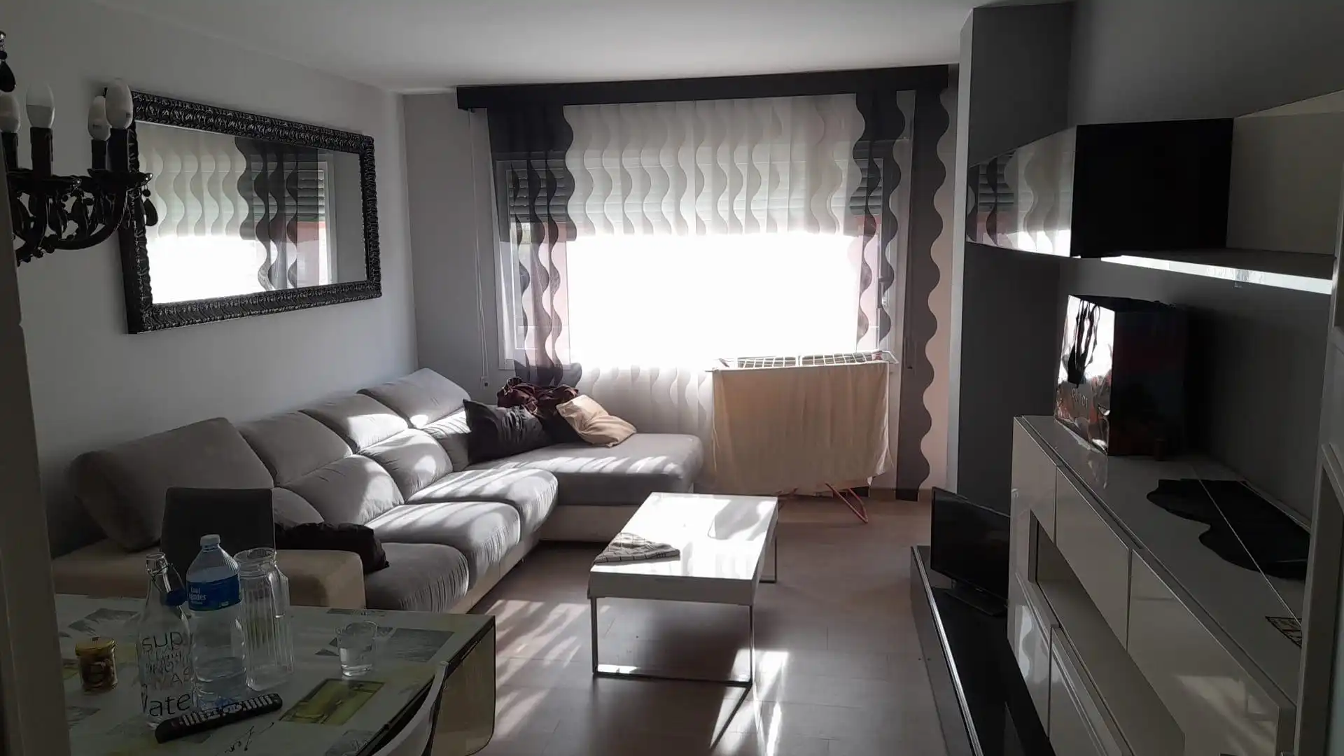 Sala de estar de Piso de alquiler en Mollet del Vallès con Calefacción, Amueblado y Balcón