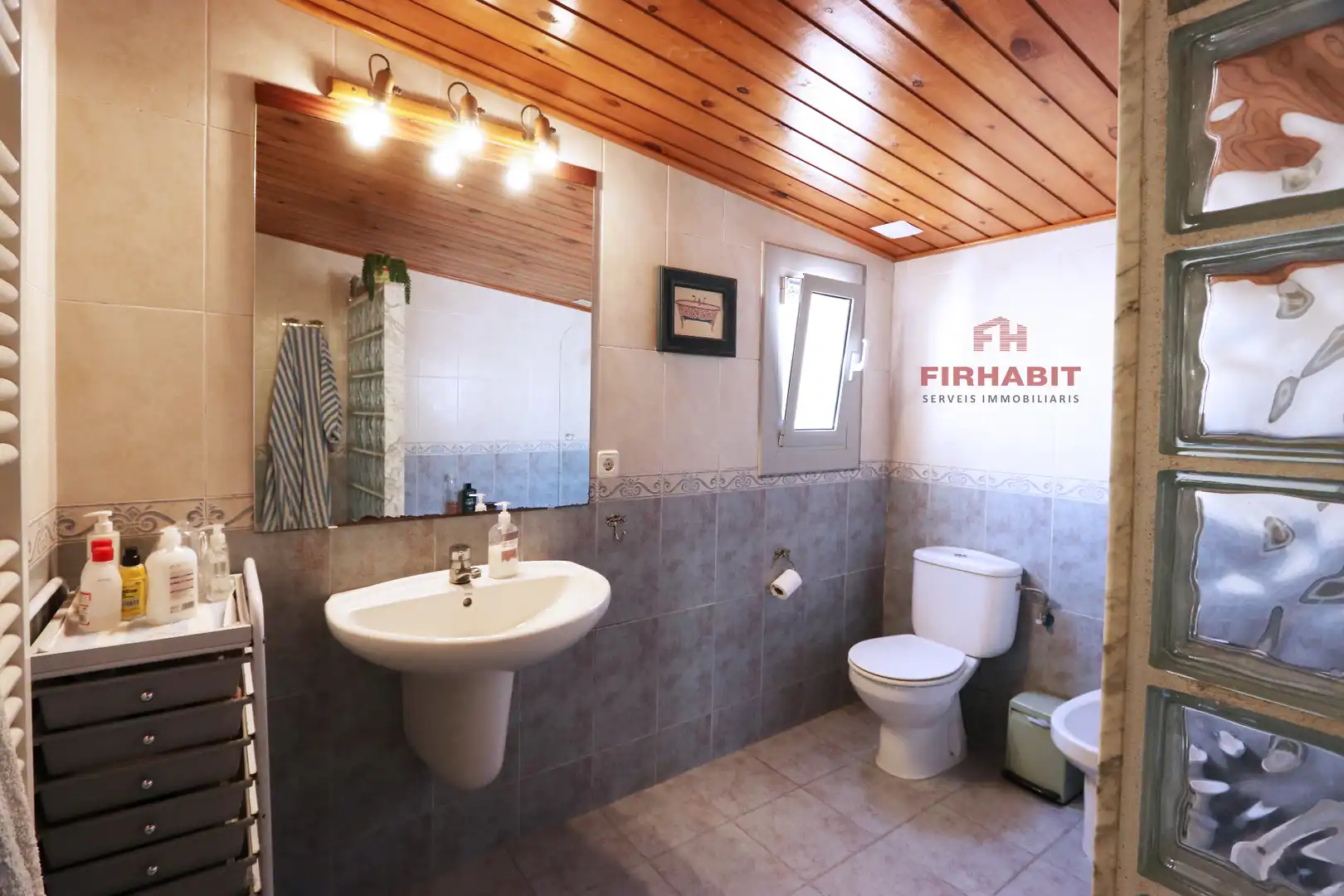 Baño de Casa o chalet en venta en Arenys de Mar con Calefacción, Jardín privado y Parquet