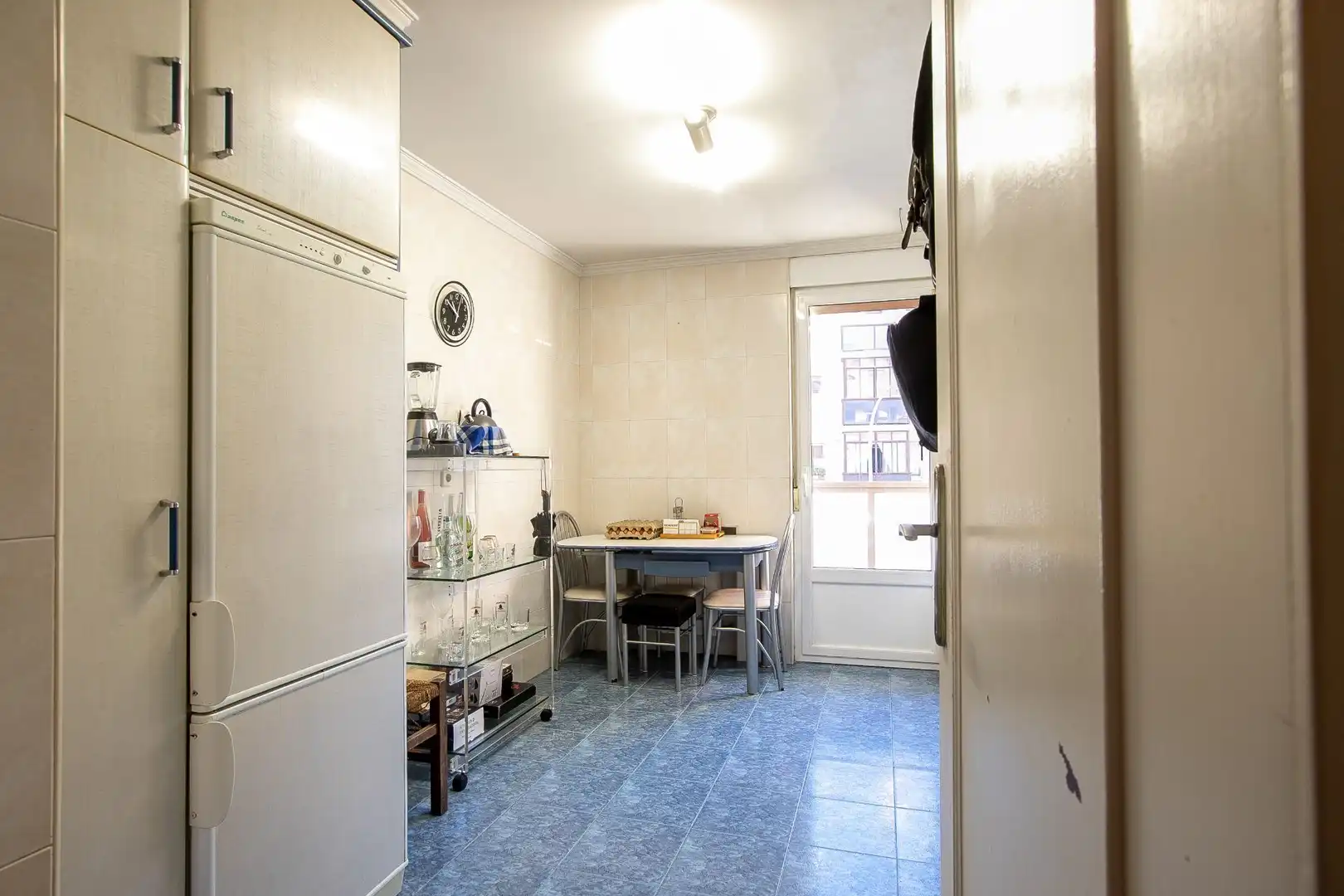 Kitchen of Flat for sale in  Pamplona / Iruña  with Heating, Terrace and Furnished