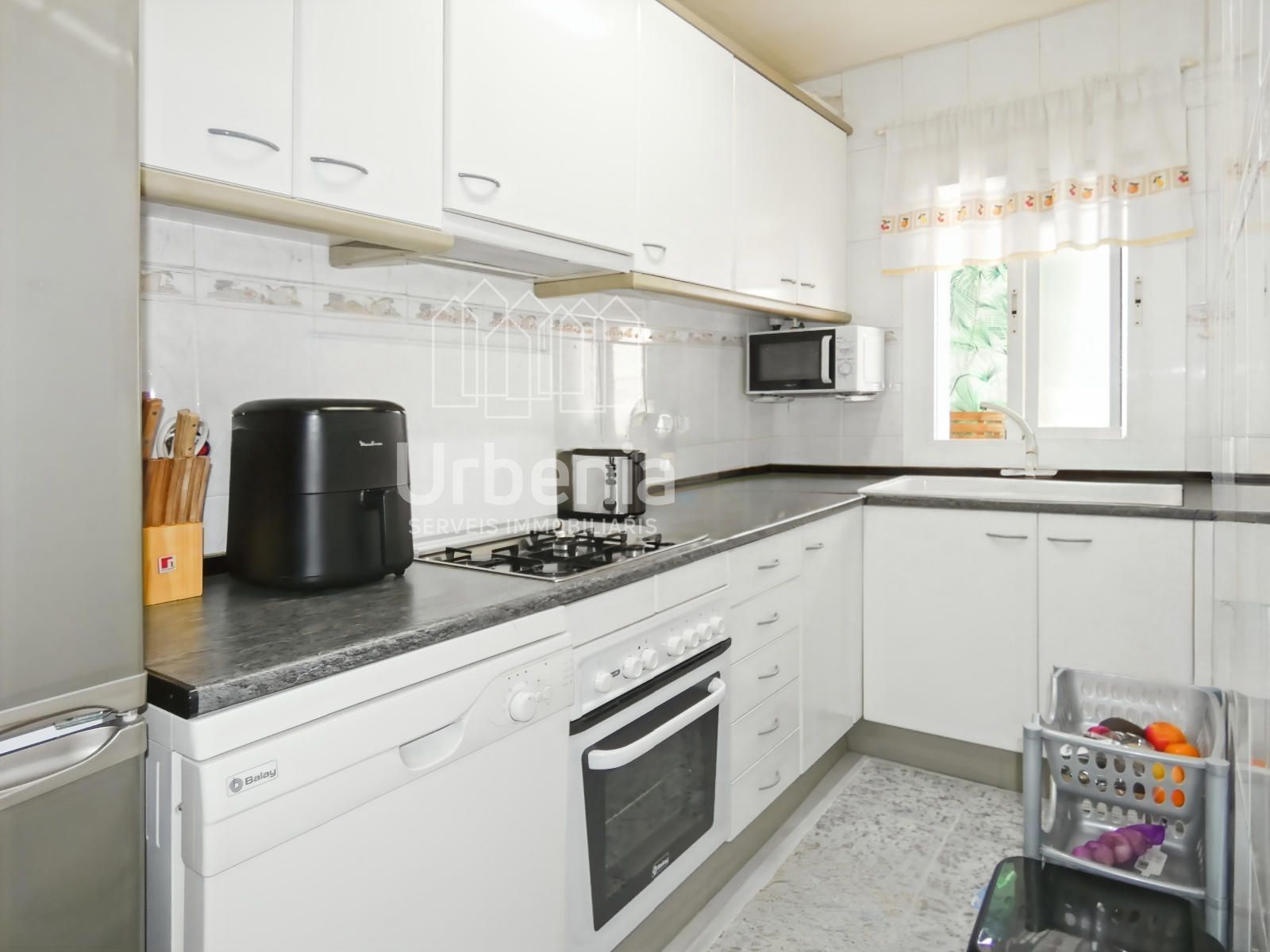 Kitchen of Flat for sale in Premià de Mar  with Heating, Terrace and Furnished