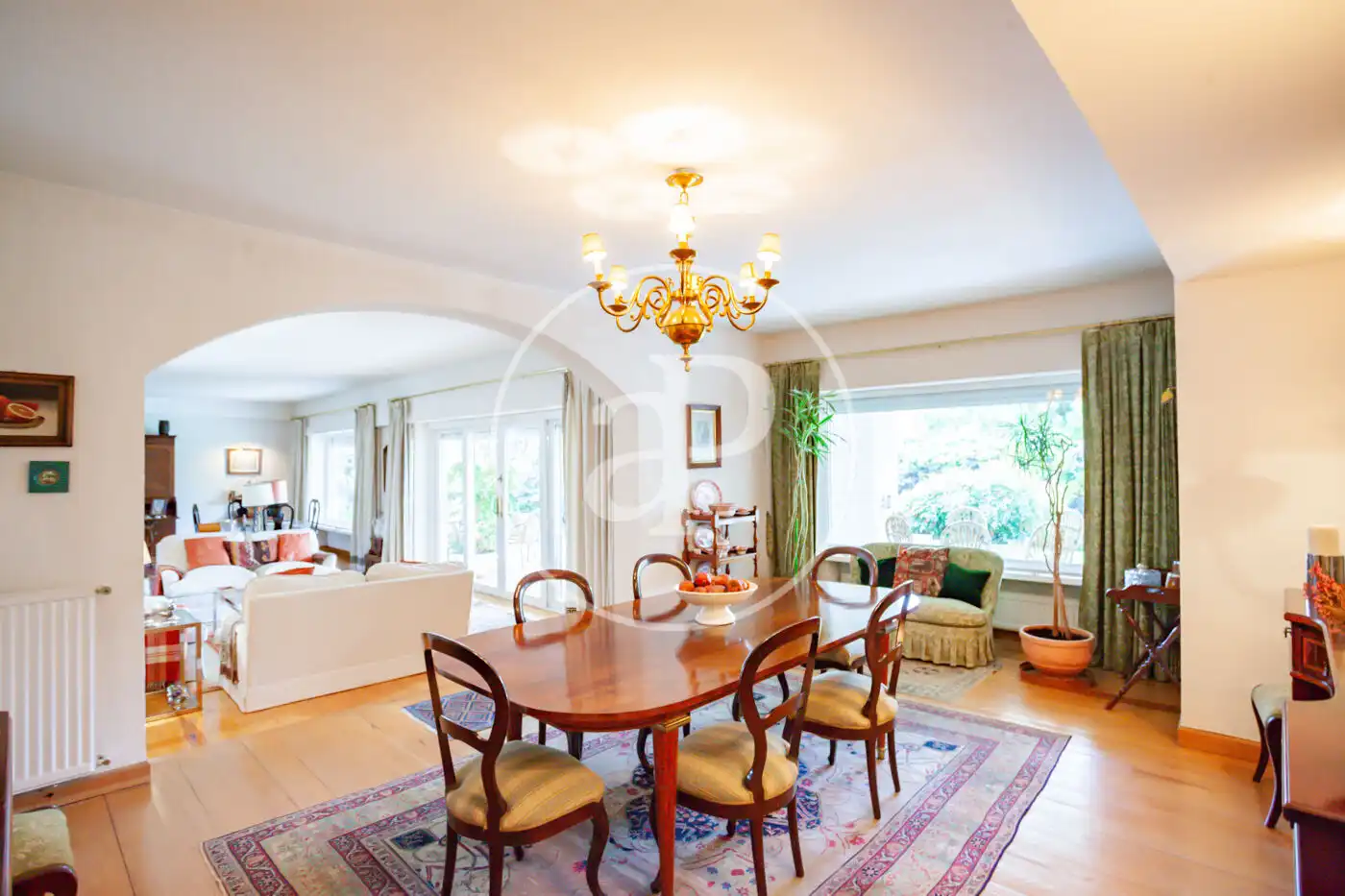 Dining room of Houses for sale in Madrid  with Heating, Private garden and Terrace