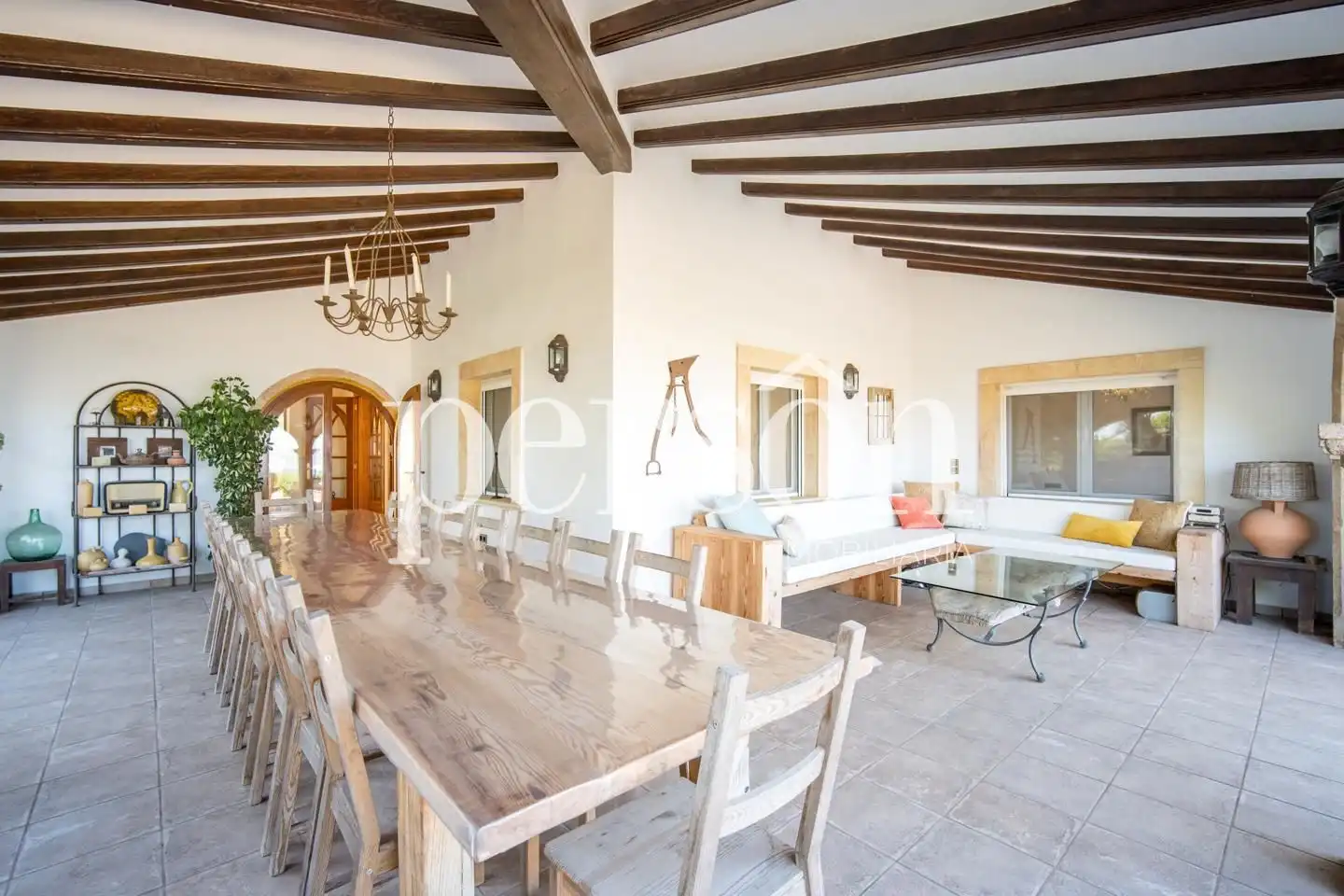 Dining room of Houses for sale in Jávea / Xàbia  with Air Conditioner, Heating and Private garden