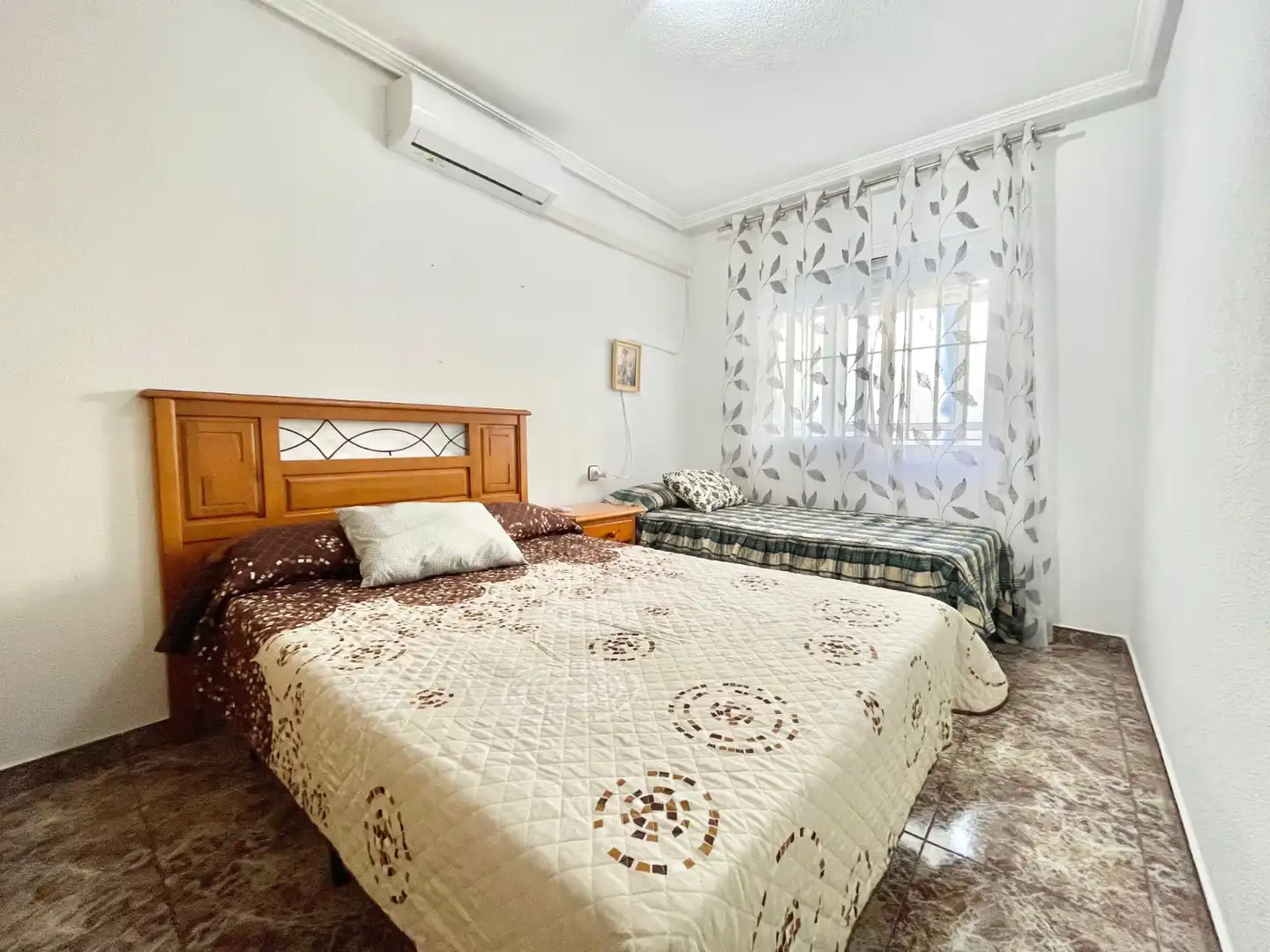 Schlafzimmer von Haus oder Chalet zur Miete in San Pedro del Pinatar mit Klimaanlage, Heizung und Terrasse