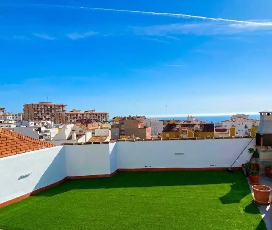 Terrace of Apartments for rent in Benalmádena  with Air Conditioner, Terrace and Furnished