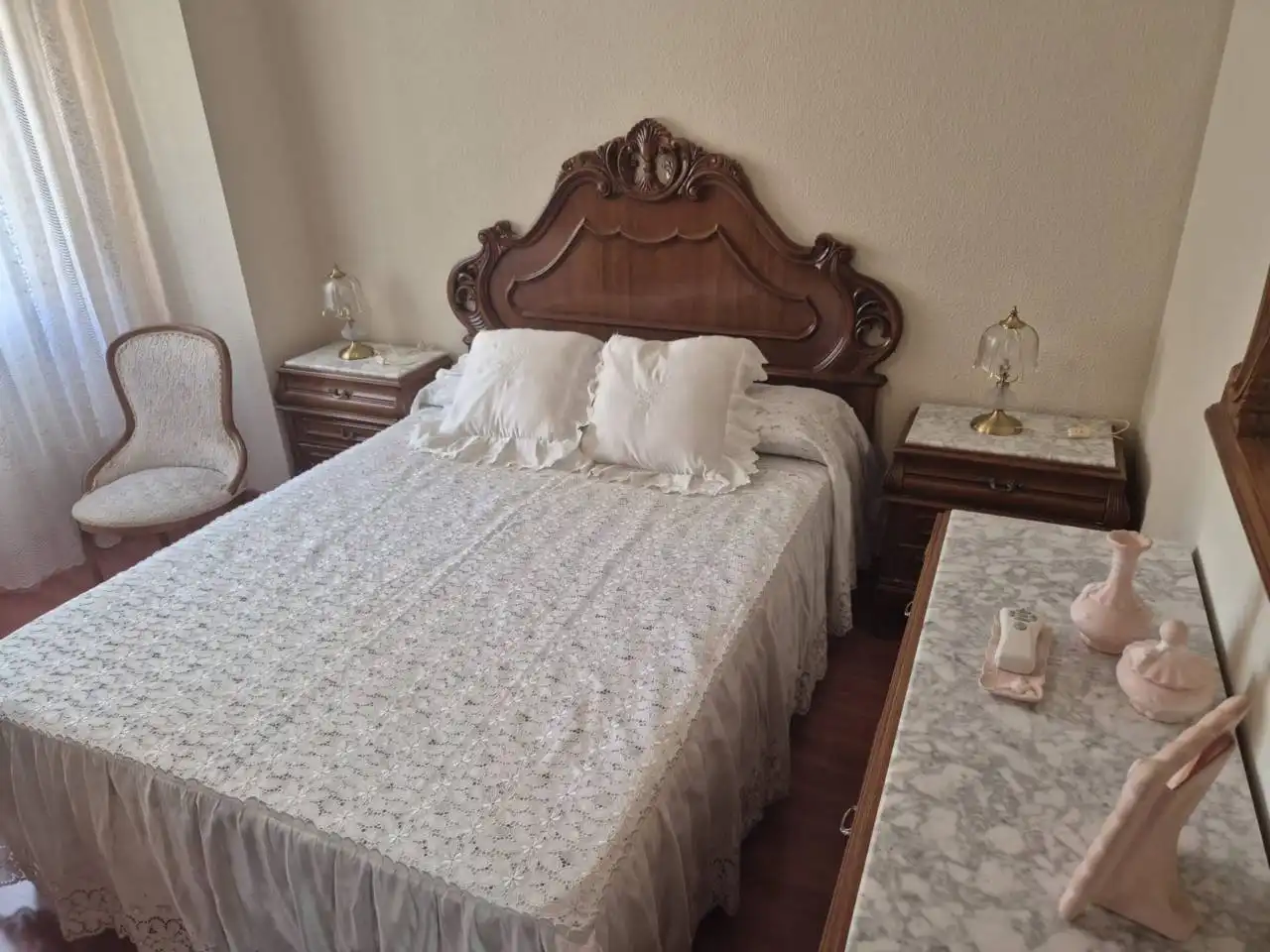 Schlafzimmer von Wohnung zur Miete in Badajoz mit Klimaanlage und Möbliert