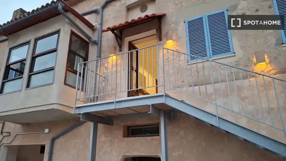 Terraza de Piso para compartir en  Palma de Mallorca con Aire acondicionado, Calefacción y Amueblado