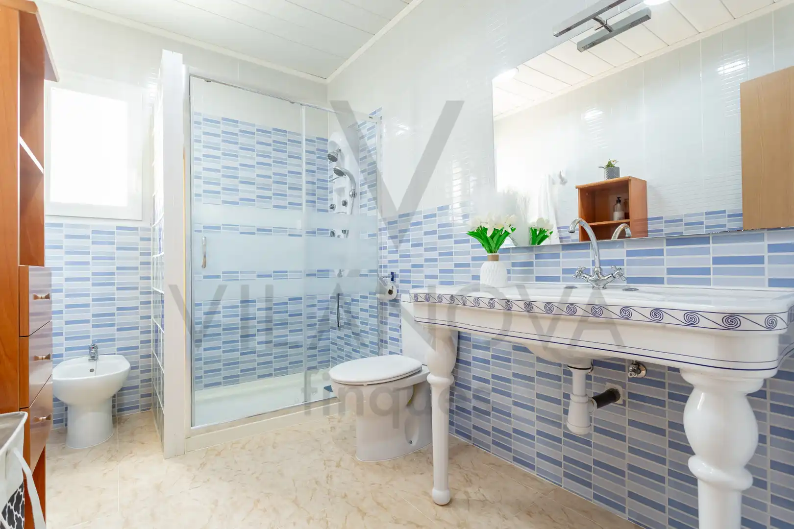 Baño de Casa o chalet en venta en Cabra del Camp con Aire acondicionado, Calefacción y Jardín privado