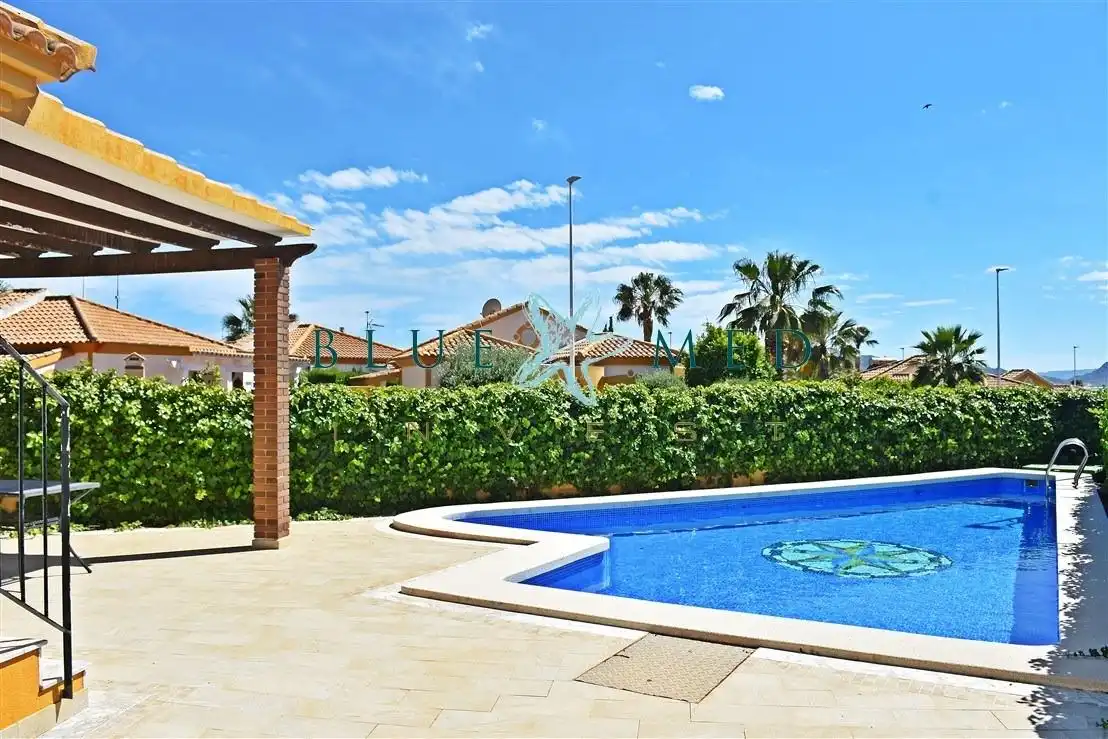 Piscina de Casa o chalet en venta en Mazarrón con Aire acondicionado, Calefacción y Jardín privado