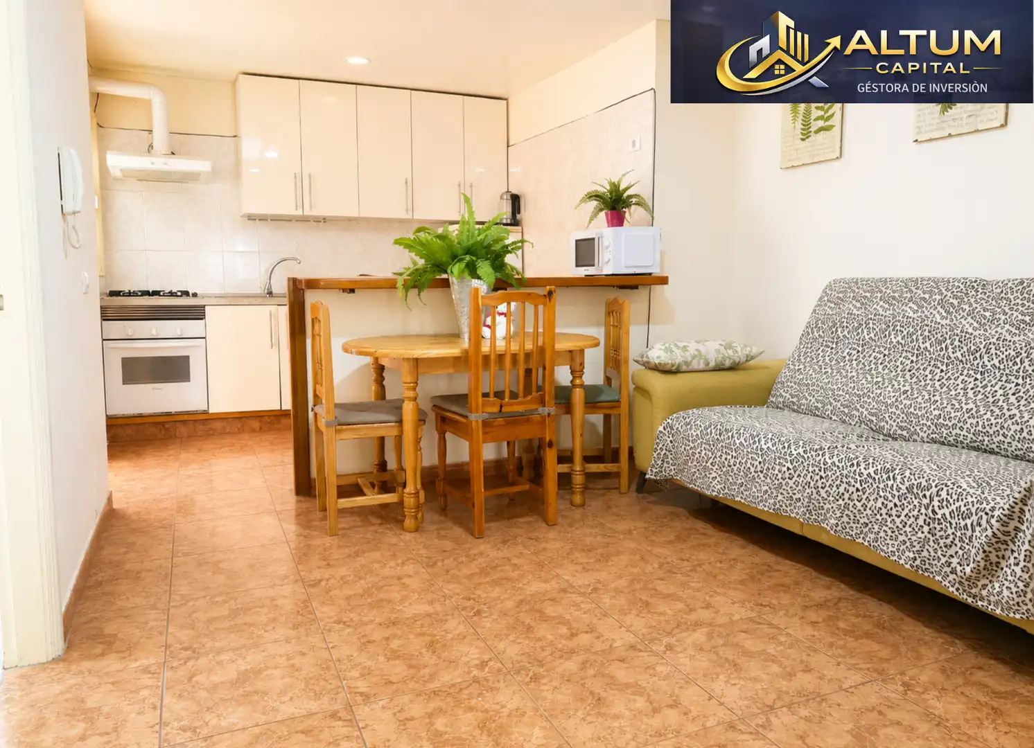 Living room of Flat for sale in Arona  with Furnished, Washing machine and Microwave