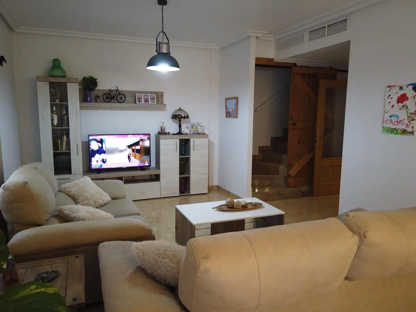 Sala de estar de Casa o chalet en venta en San Pedro del Pinatar con Aire acondicionado, Terraza y Trastero
