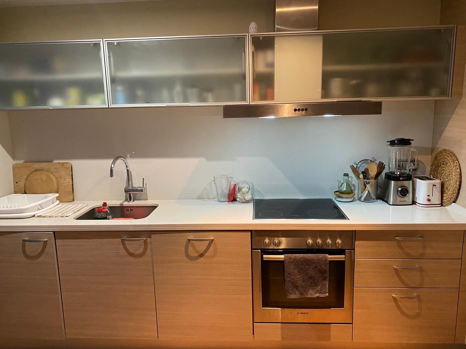 Kitchen of Flat for sale in Manresa  with Heating, Parquet flooring and Terrace