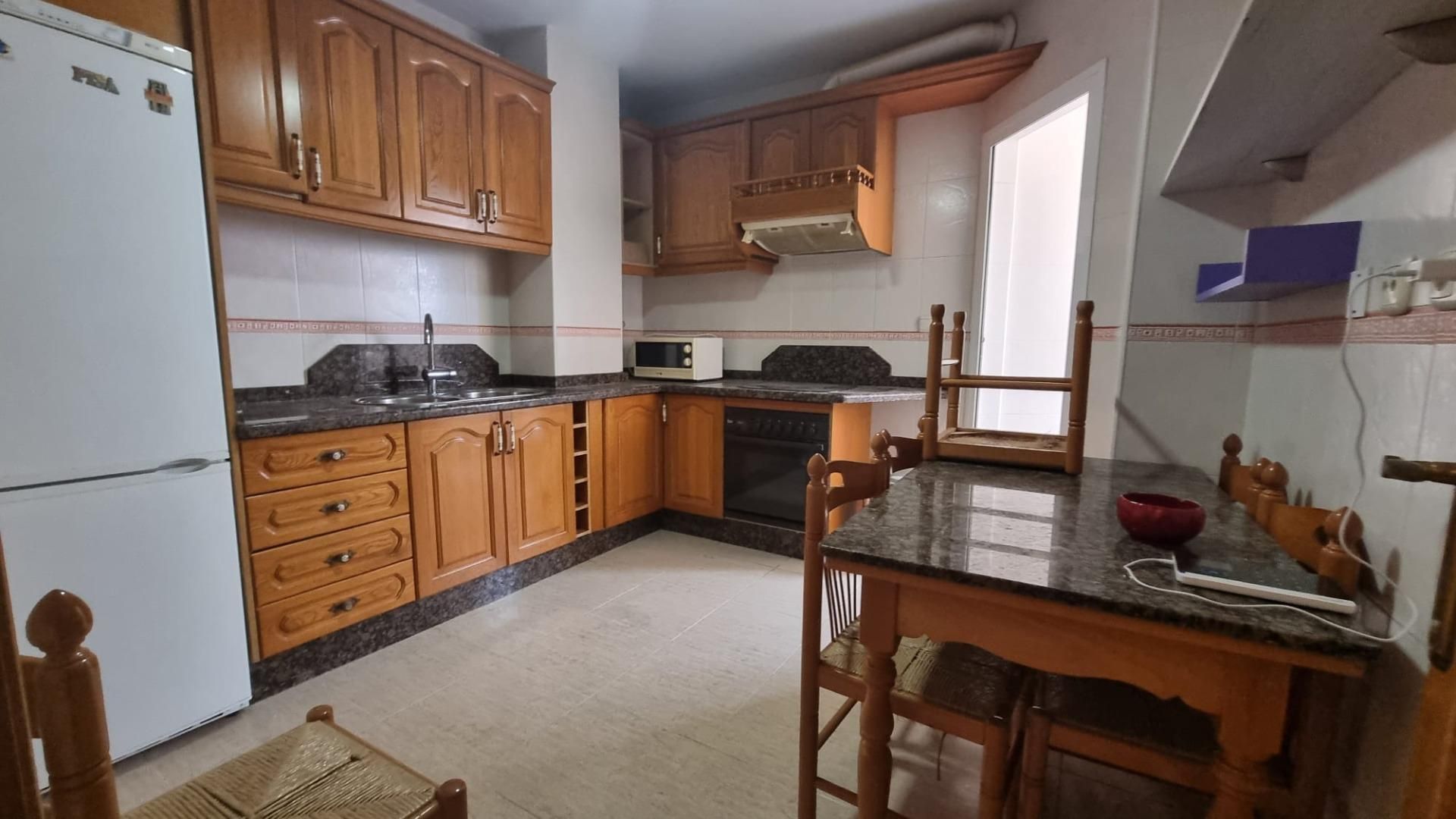 Kitchen of Flat to rent in Vícar  with Air Conditioner, Terrace and Balcony