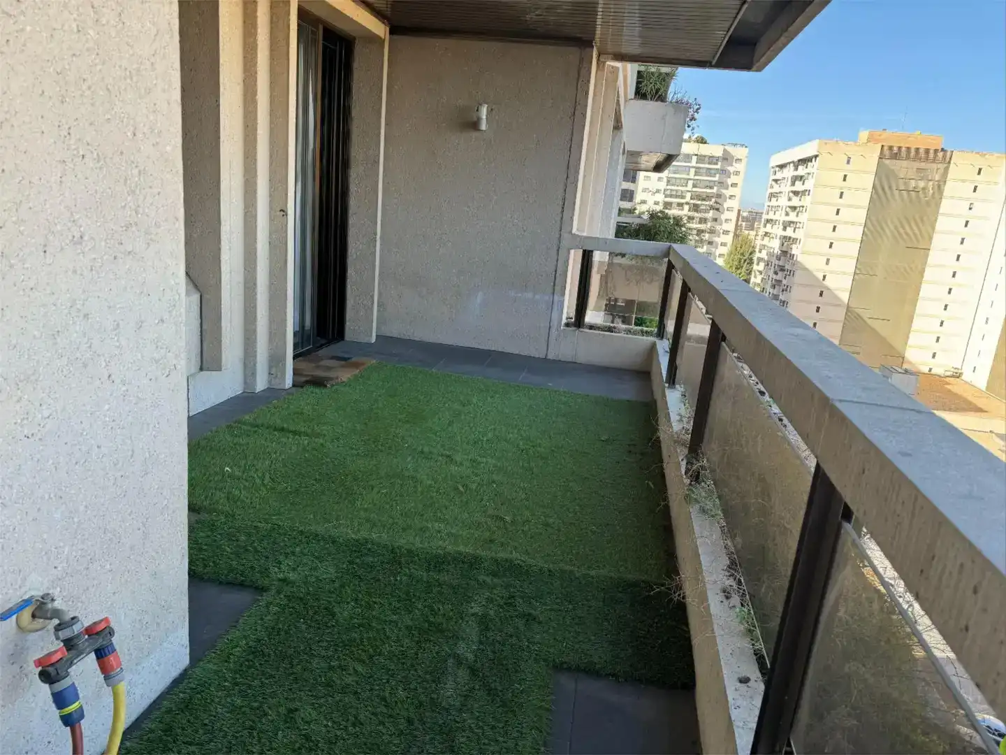 Terraza de Piso de alquiler en Madrid con Aire acondicionado, Jardín privado y Parquet