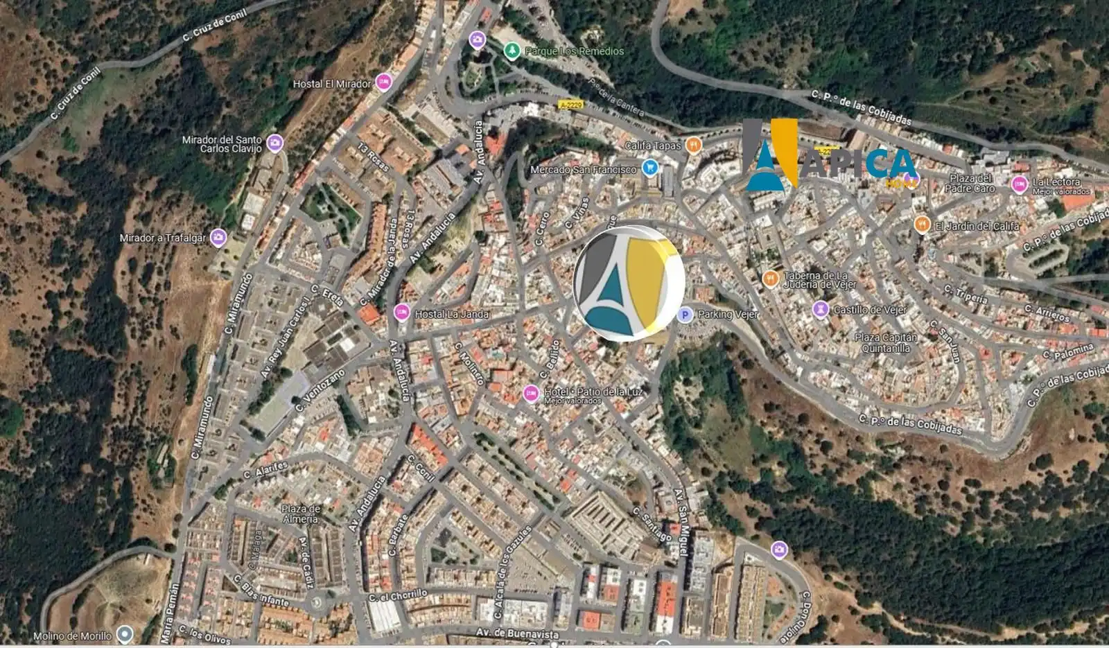 Vista exterior de Piso en venta en Vejer de la Frontera con Trastero