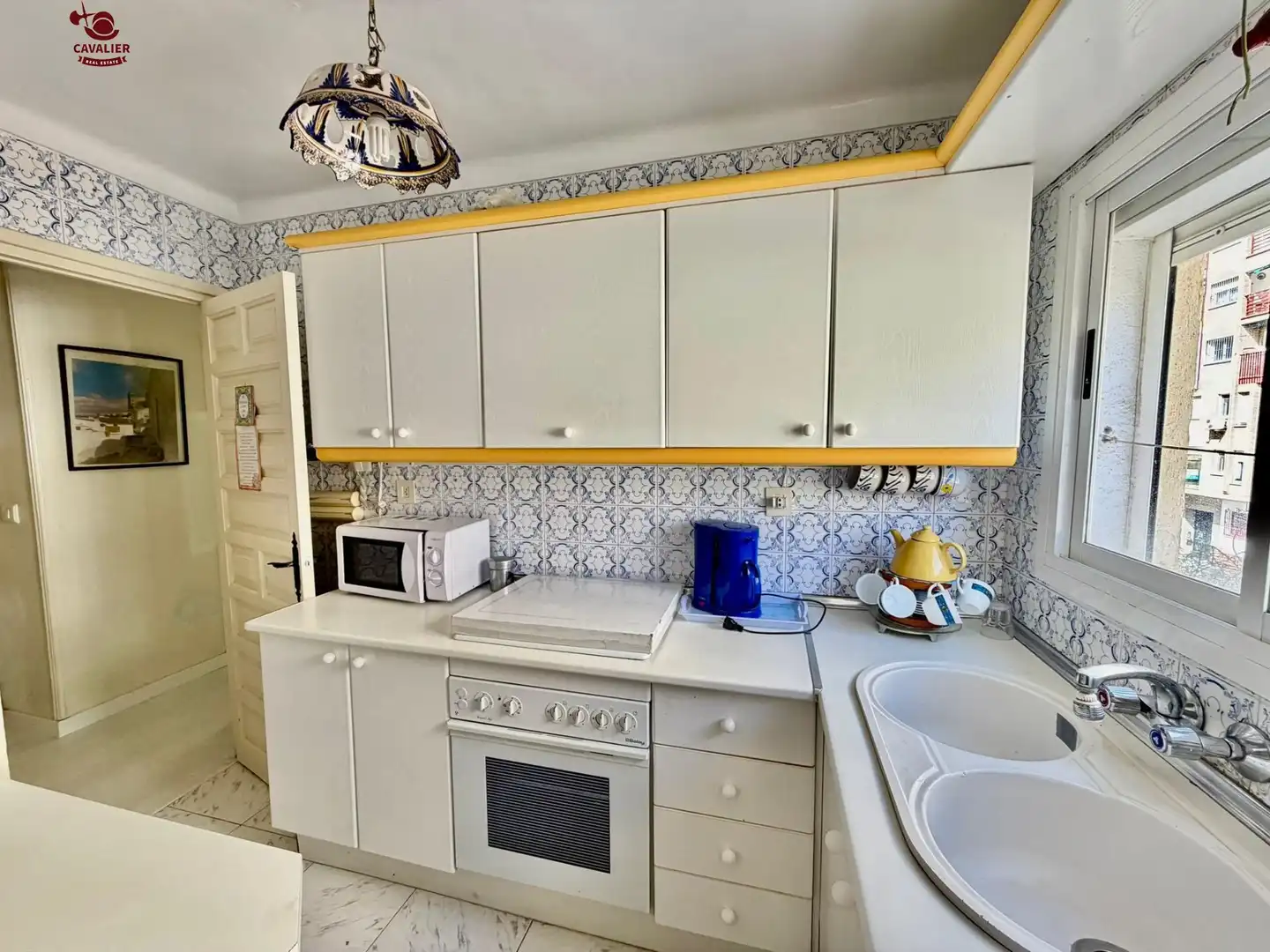 Cocina de Piso de alquiler en Vélez-Málaga con Aire acondicionado, Jardín privado y Terraza
