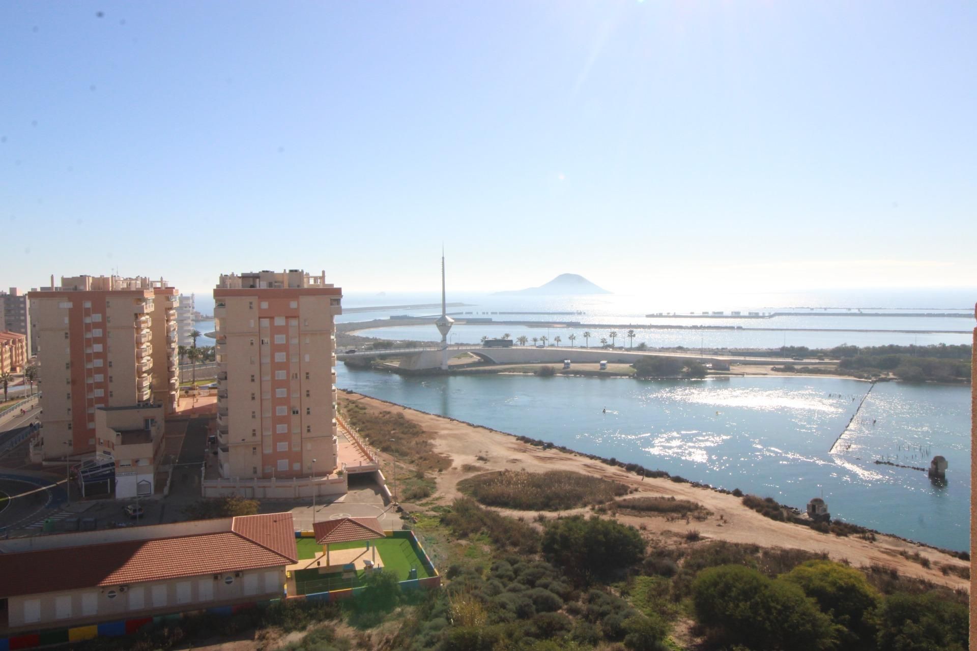 Bedroom of Flat for sale in La Manga del Mar Menor  with Air Conditioner, Private garden and Terrace
